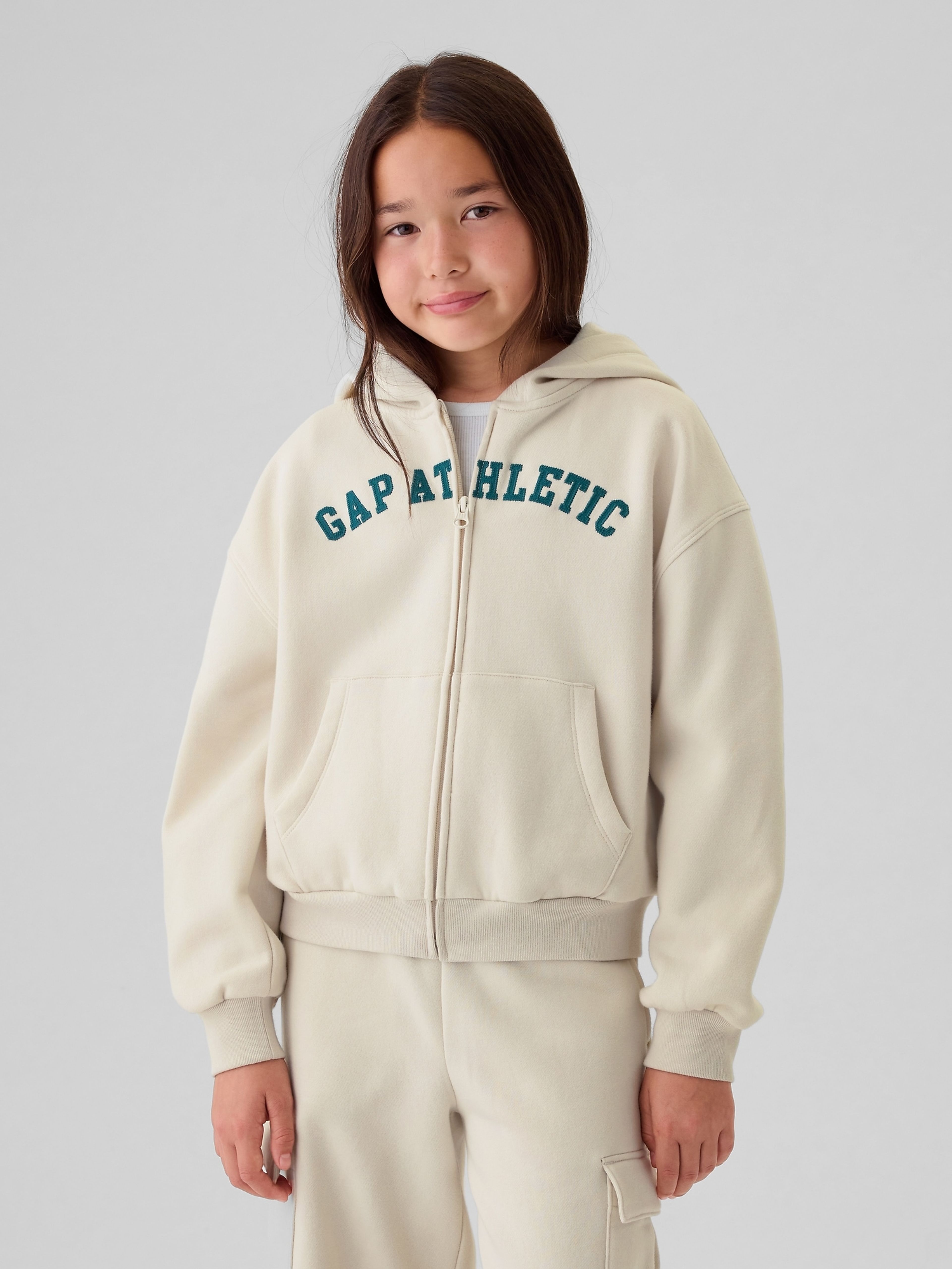 Kinder-Sweatjacke mit Logo