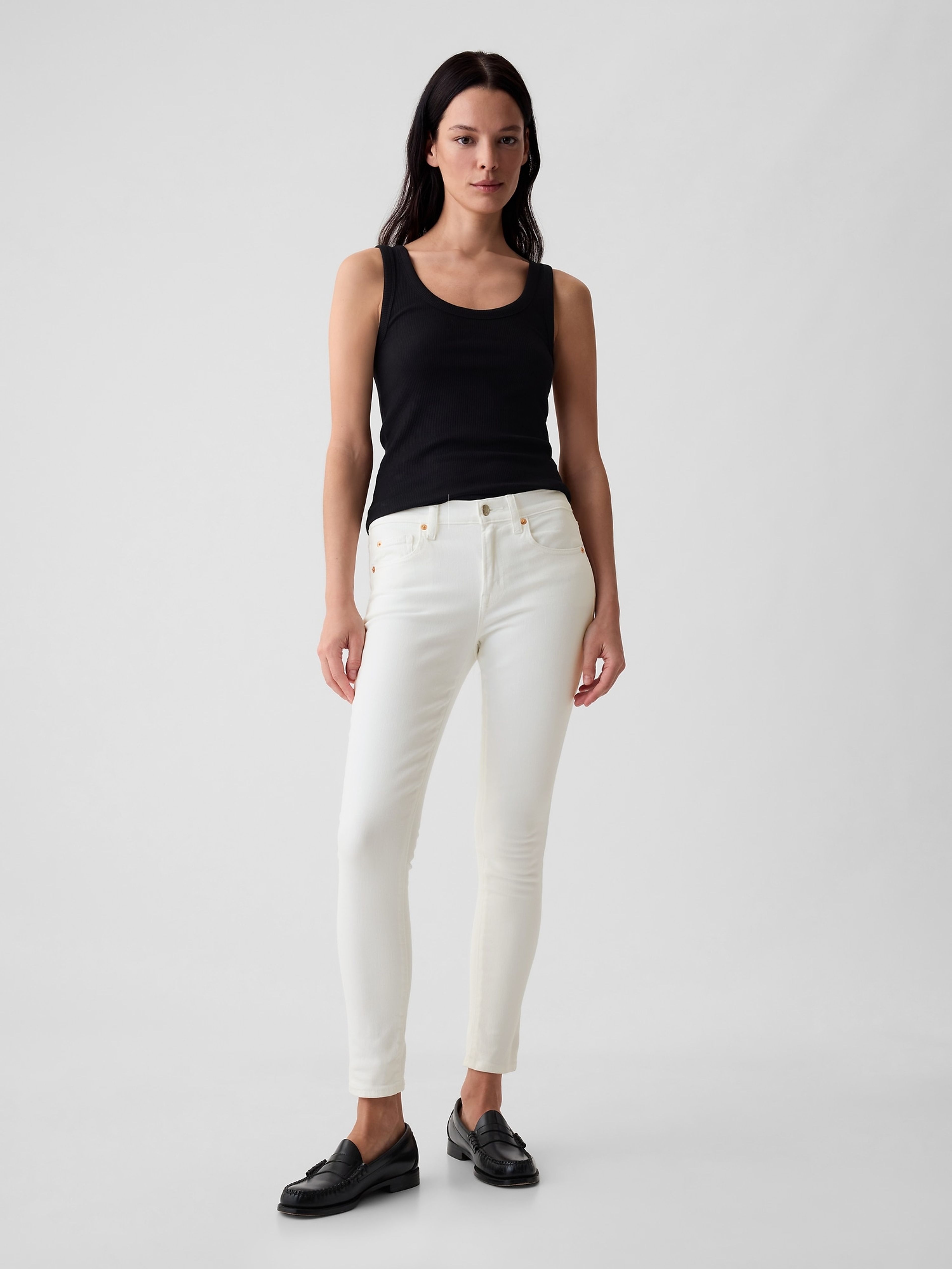 Jeansy true skinny mid rise