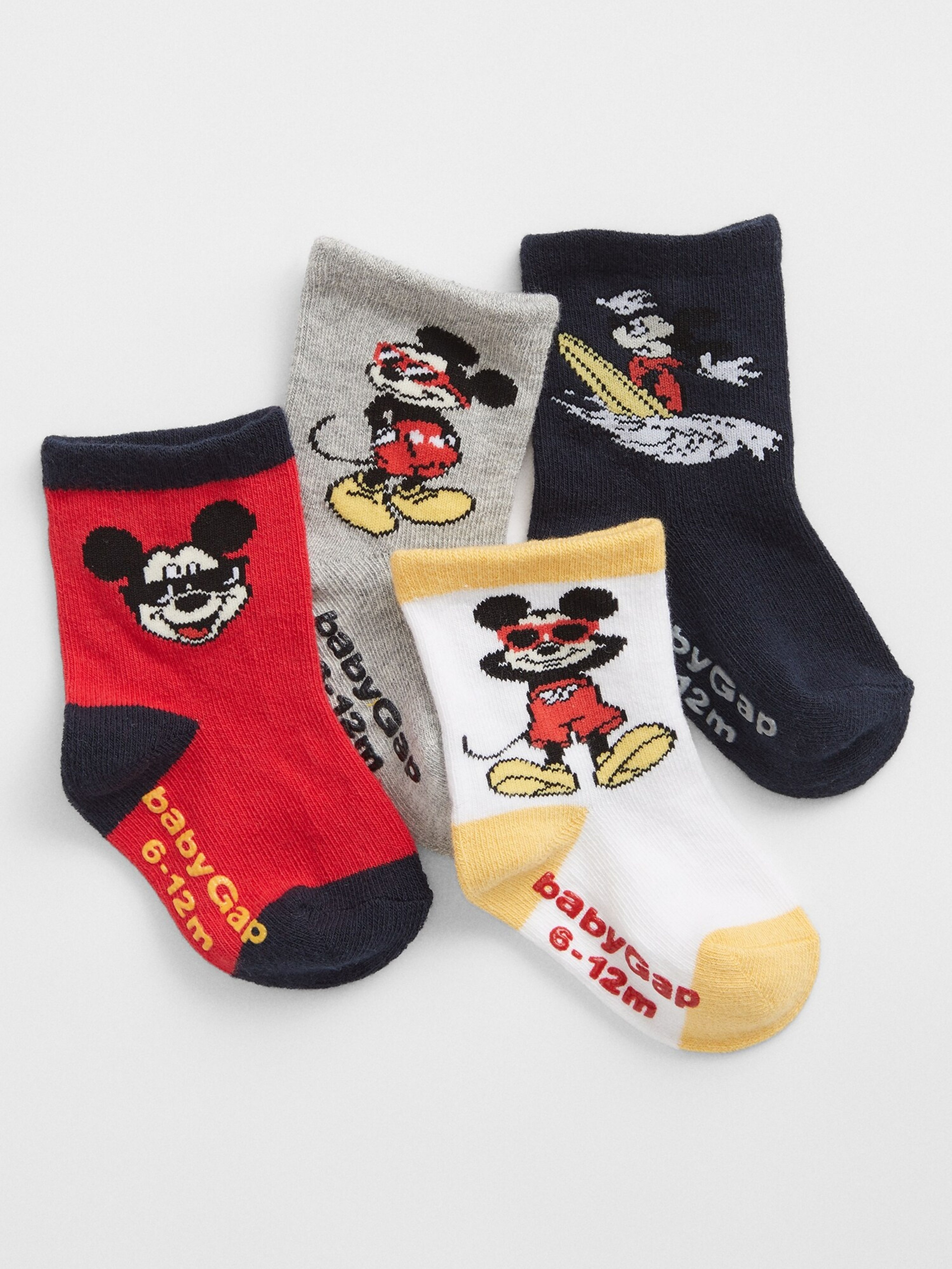 Baby ponožky GAP & Disney, 4 páry