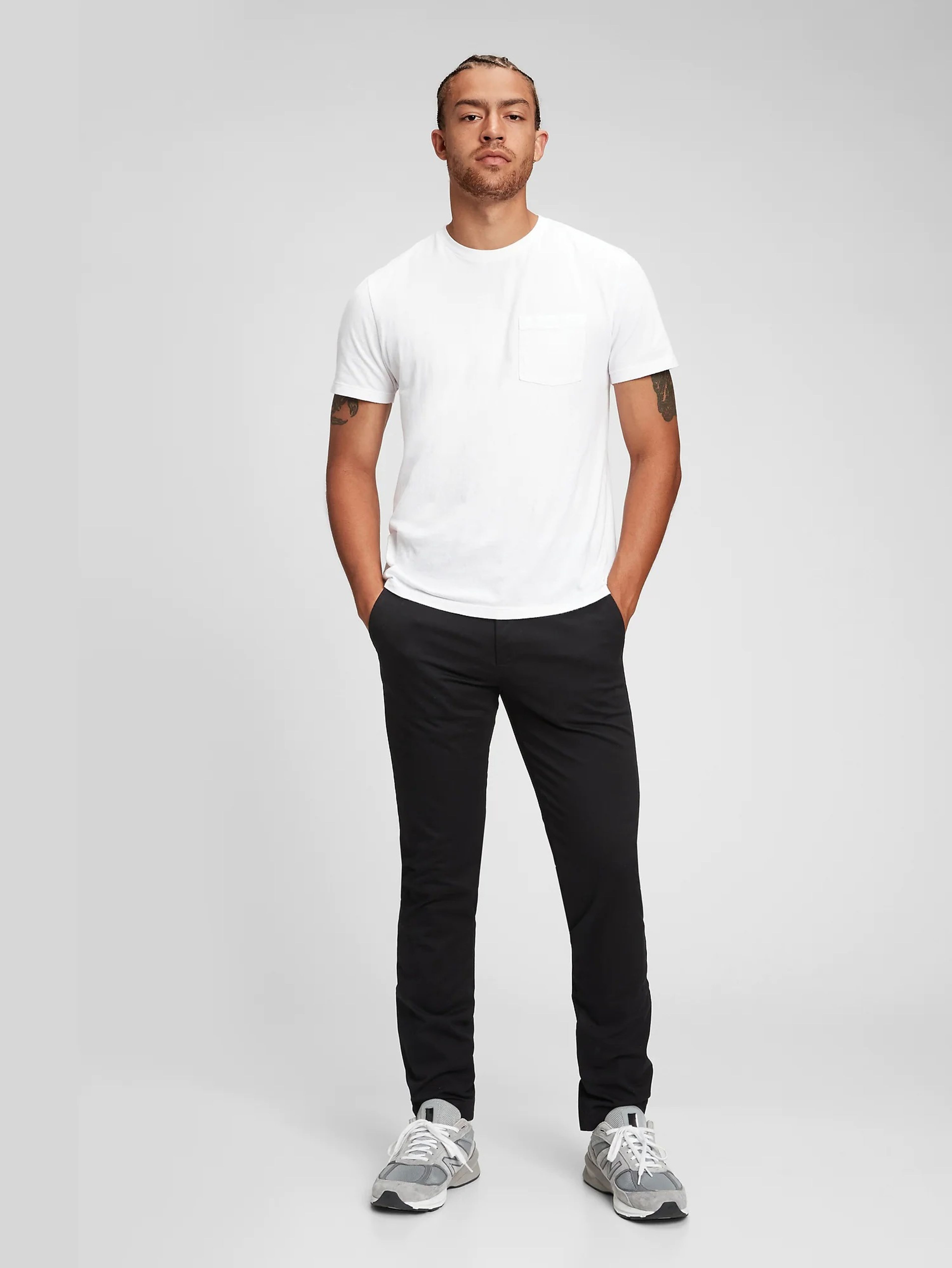 Kalhoty modern khaki in skinny fit GapFlex