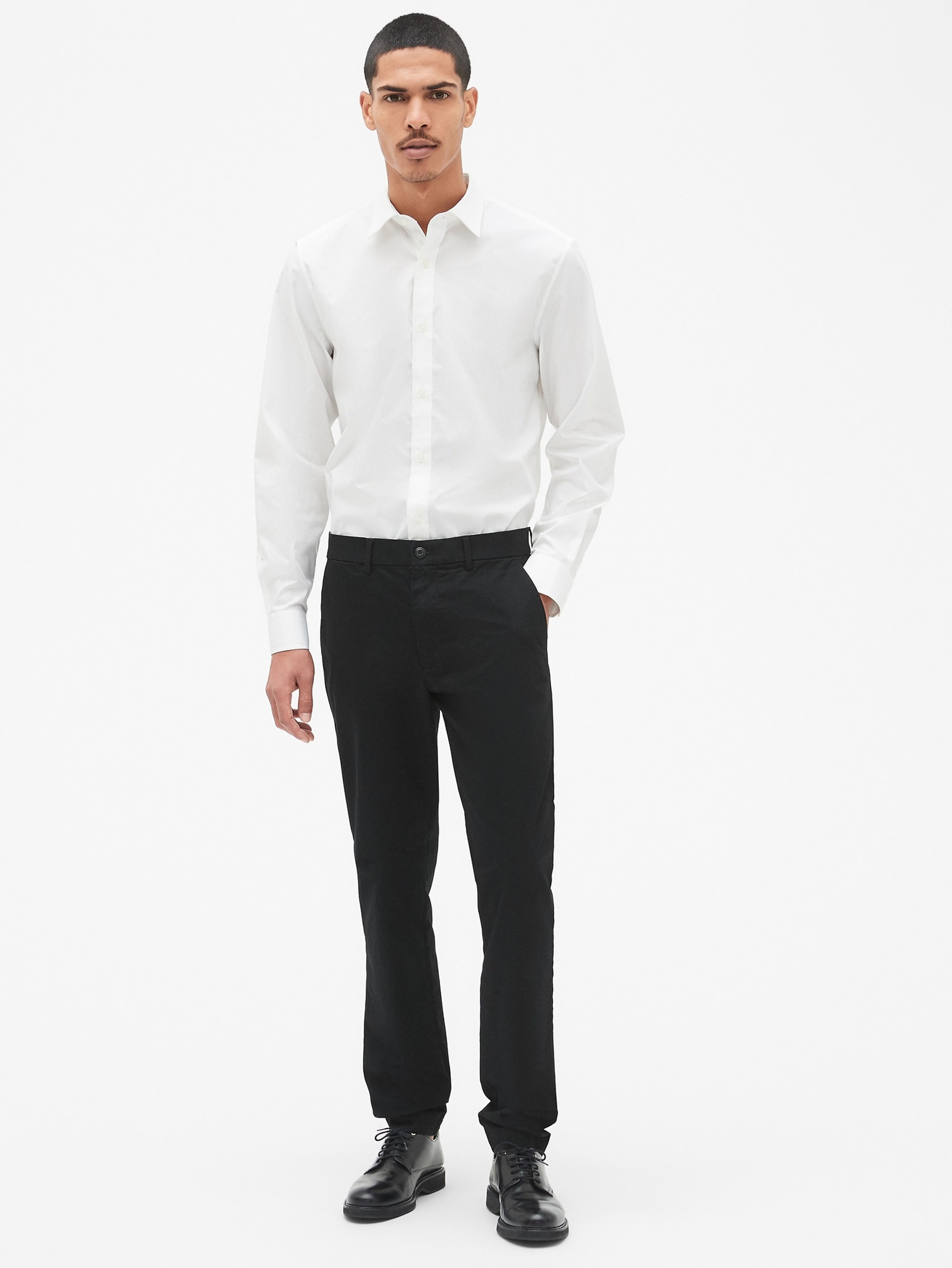 Kalhoty modern khaki in slim fit GapFlex