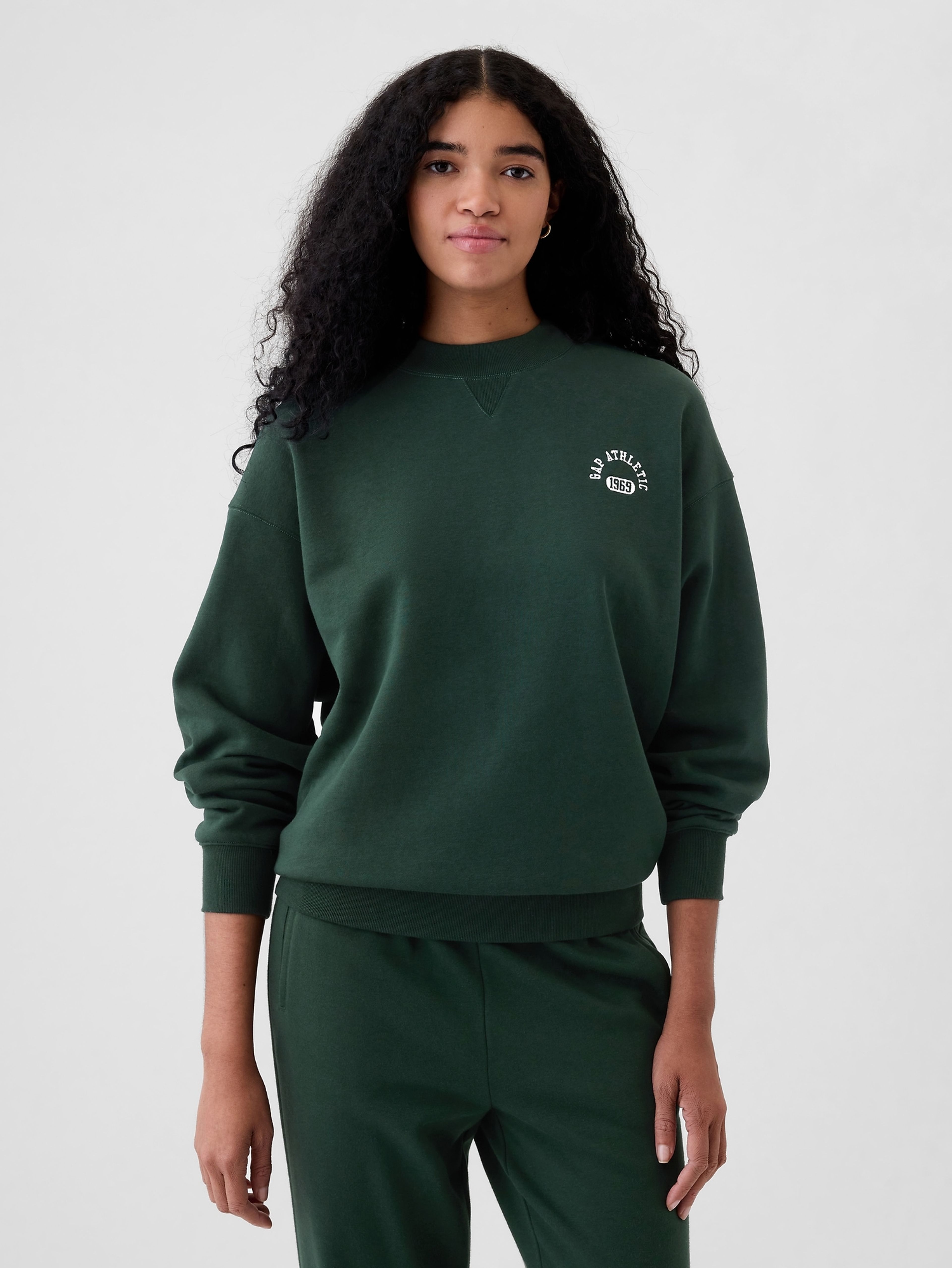 Oversized Sweatshirt mit Logo