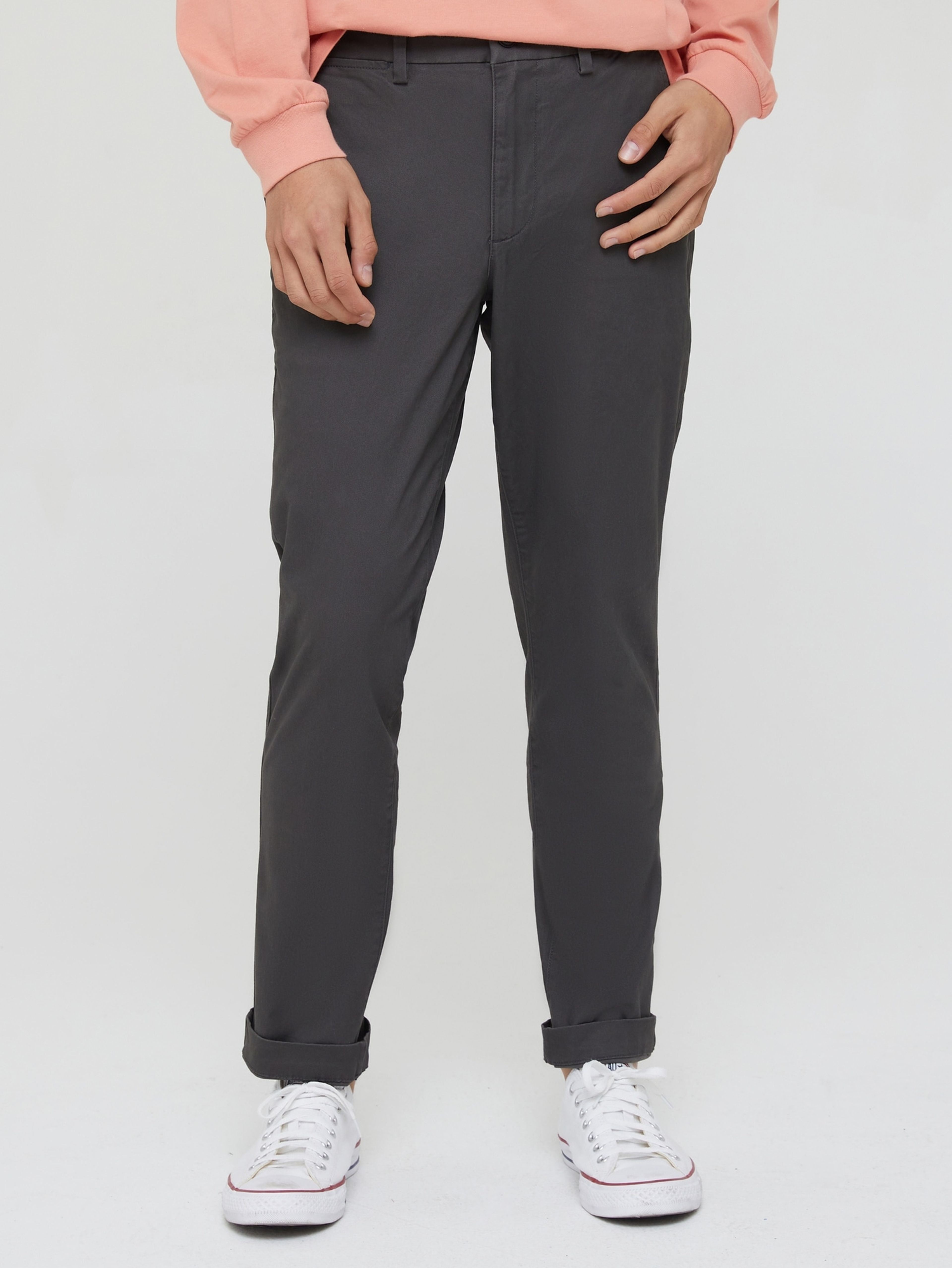 Spodnie essential khaki slim fit GapFlex