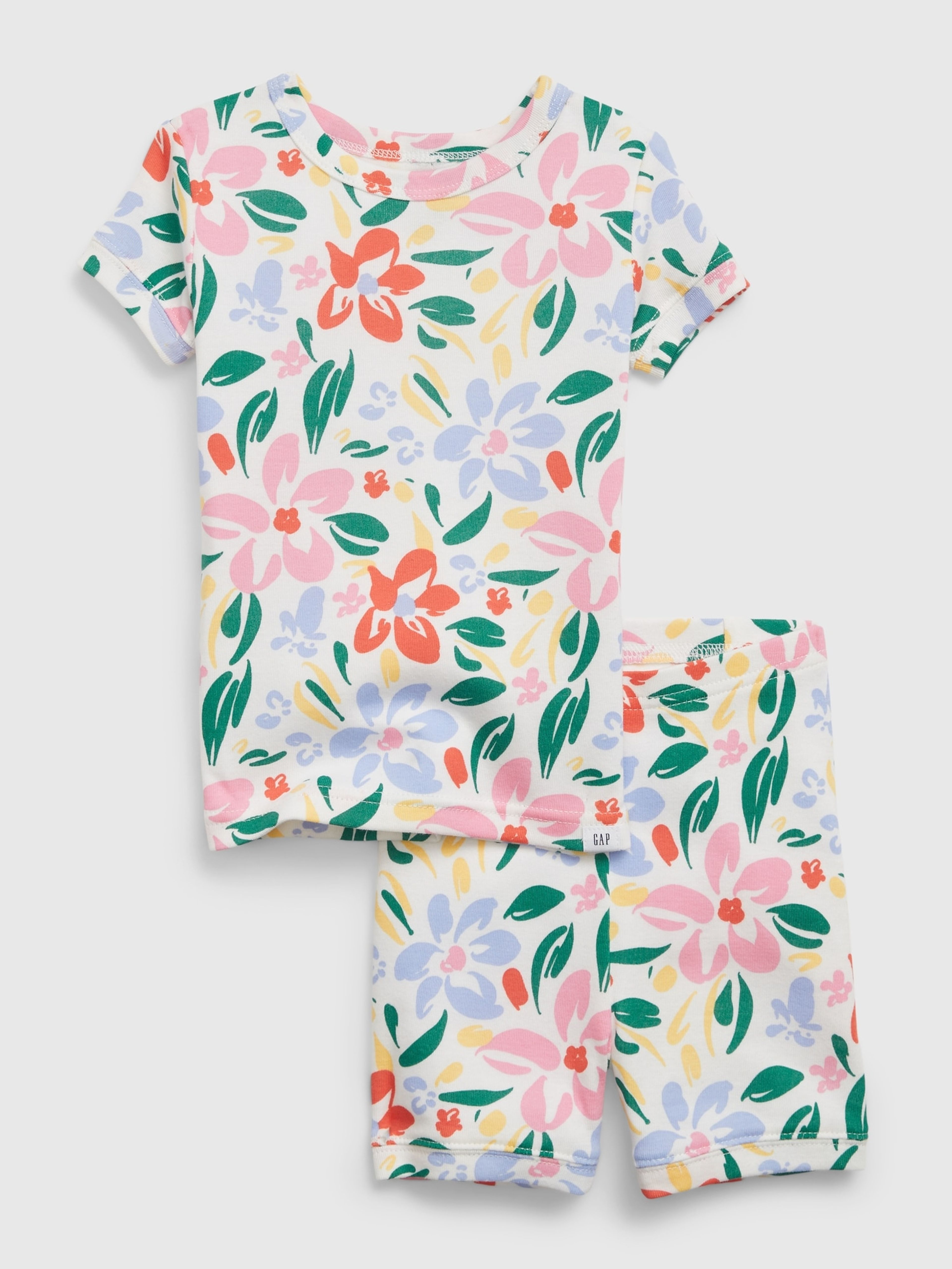 Kurzer Pyjama für Kinder Floral