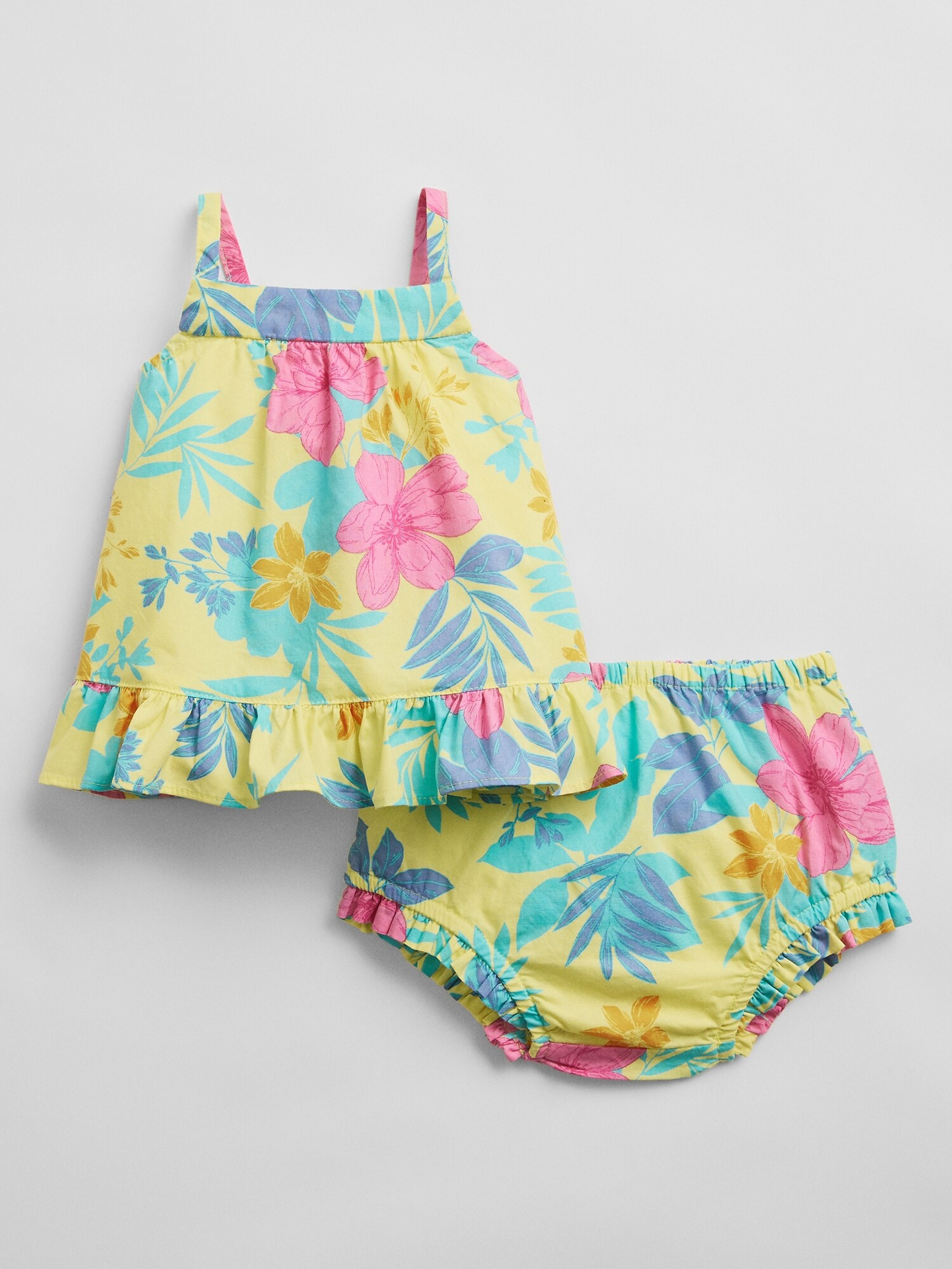 Baby strój kąpielowy floral outfit set