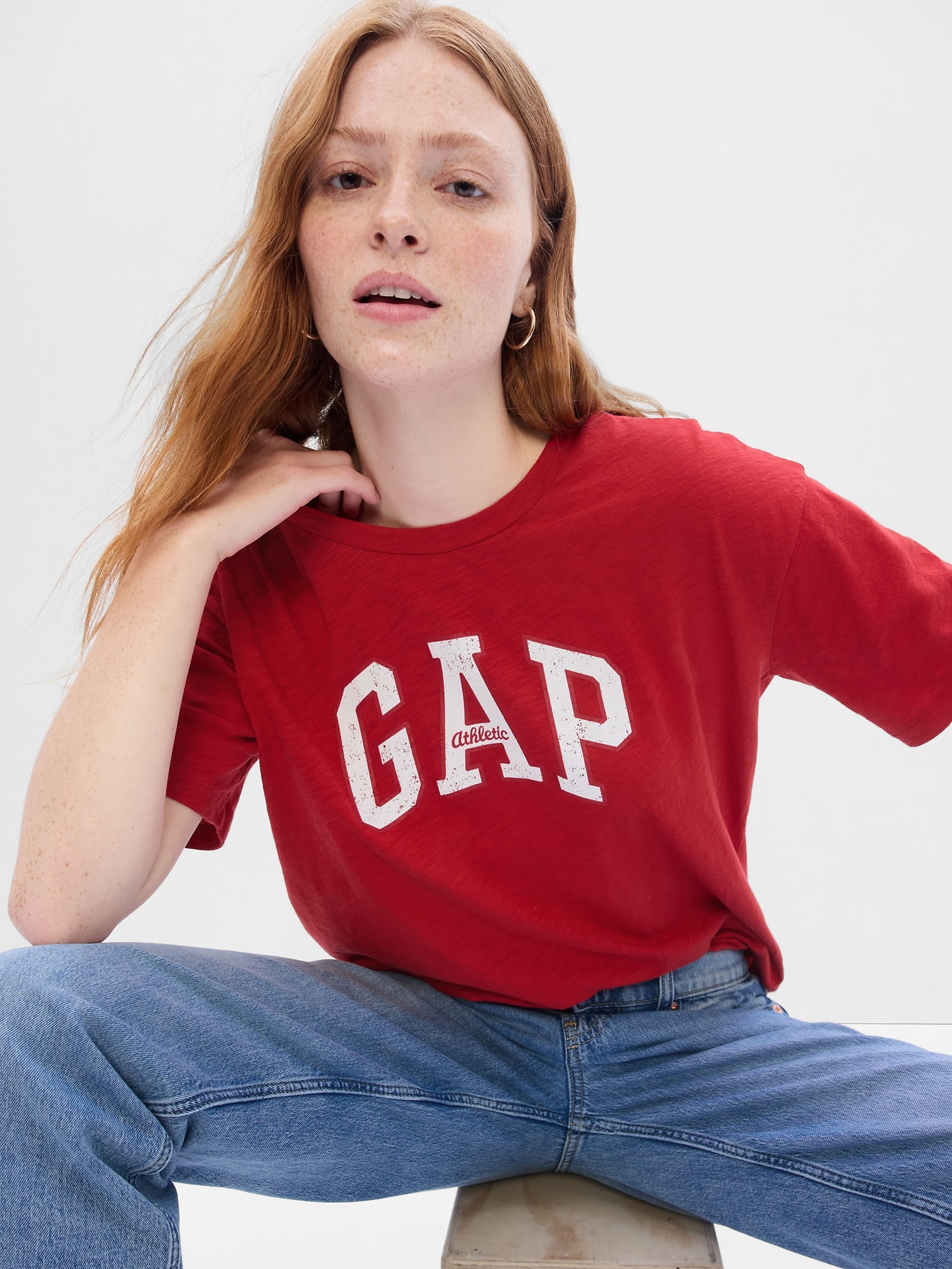 T-Shirt organic mit GAP Logo