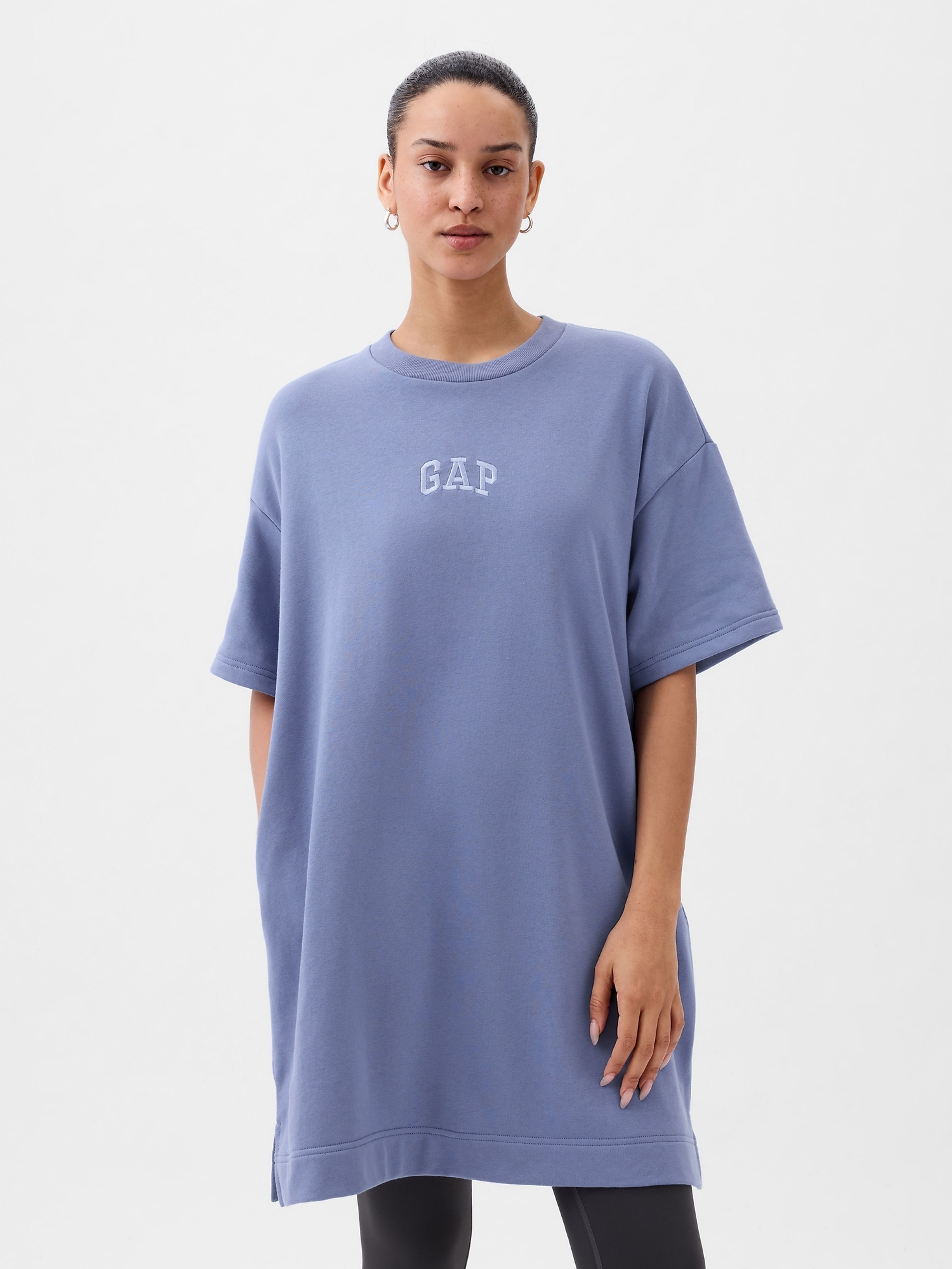 Šaty s logom Oversized