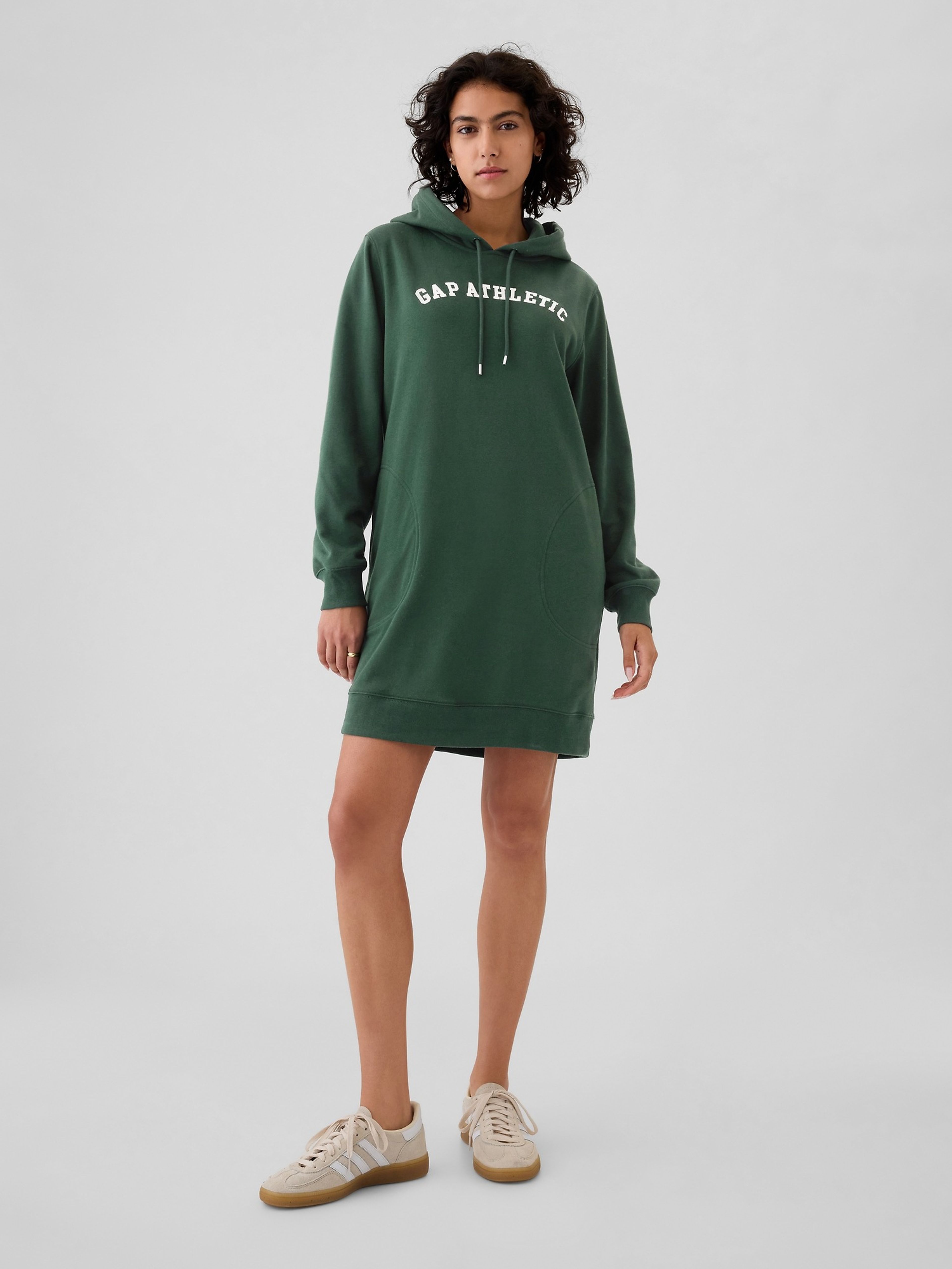 Sweatshirt-Kleid mit Logo