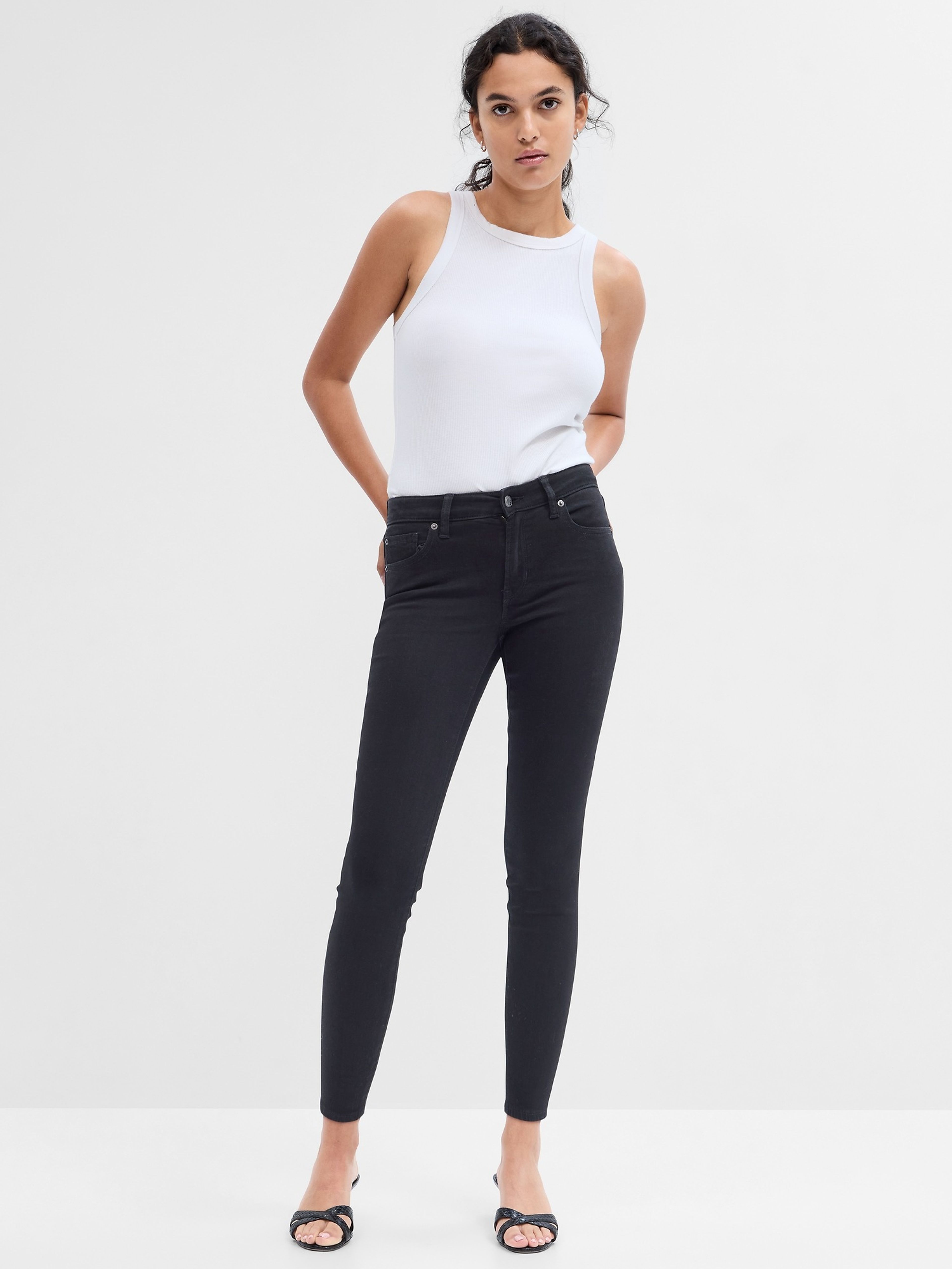 Džínsy universal jeggings mid rise