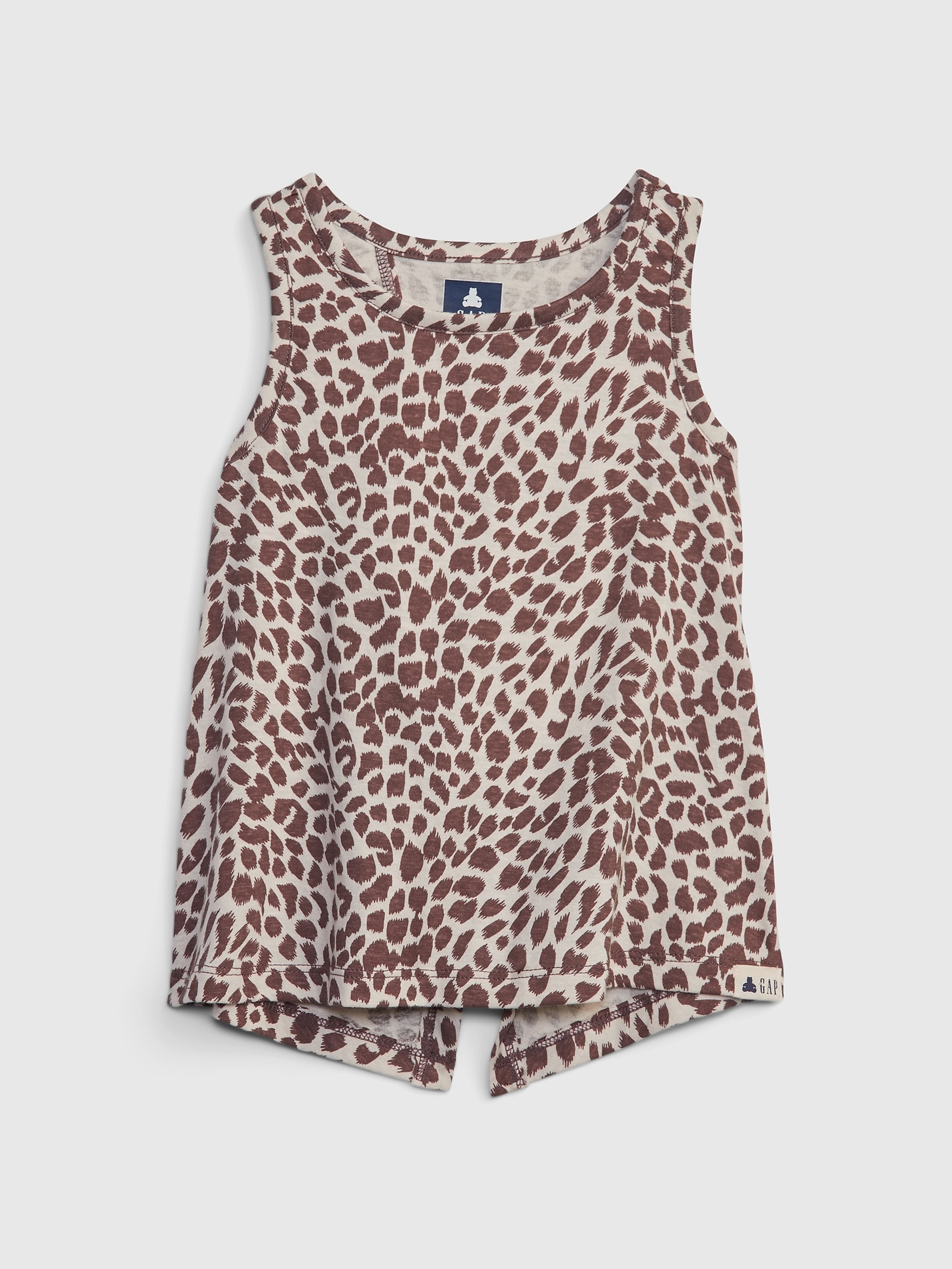 Baby ttank top organic leopard