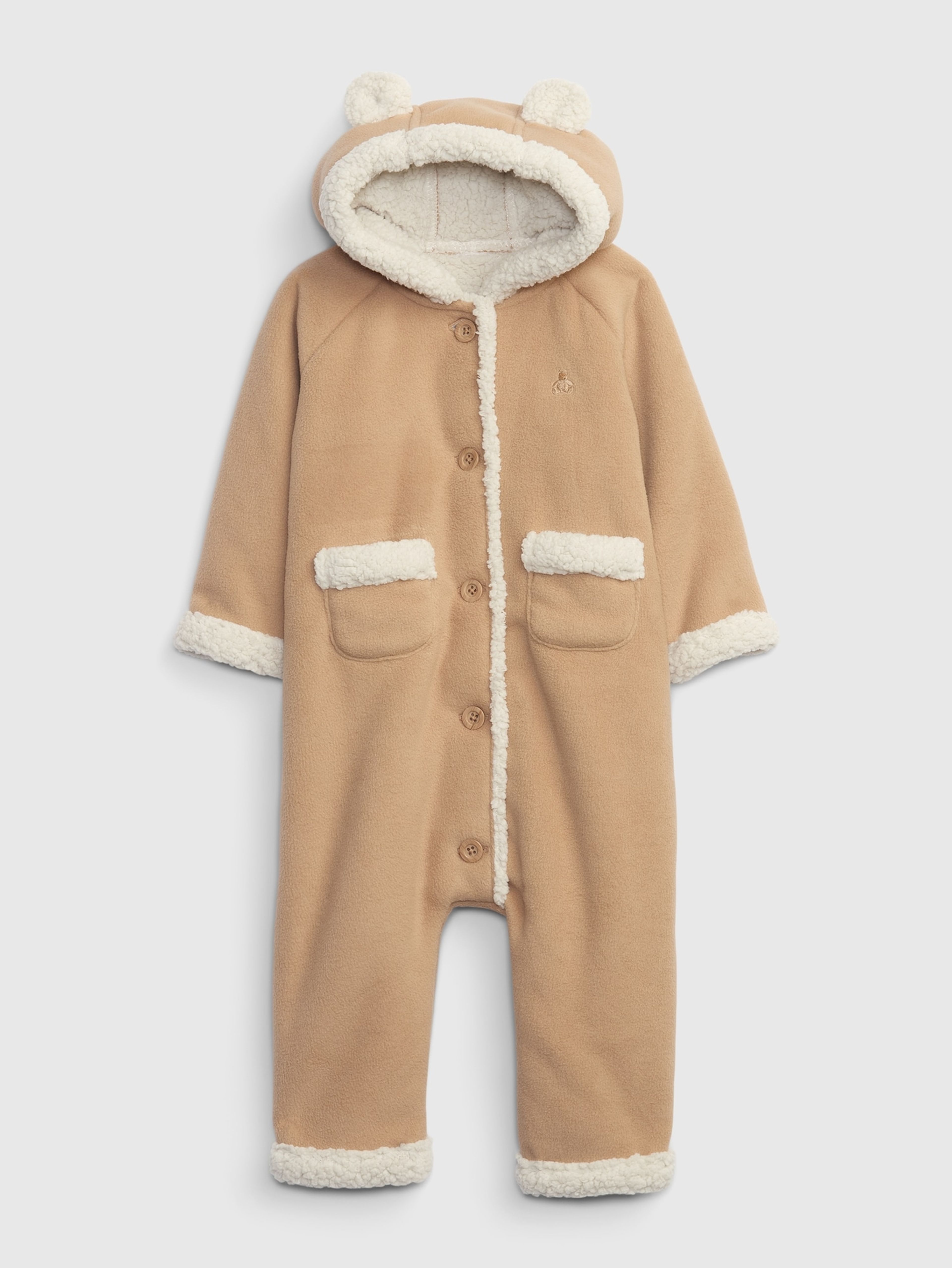 Baby Overall mit Fell sherpa