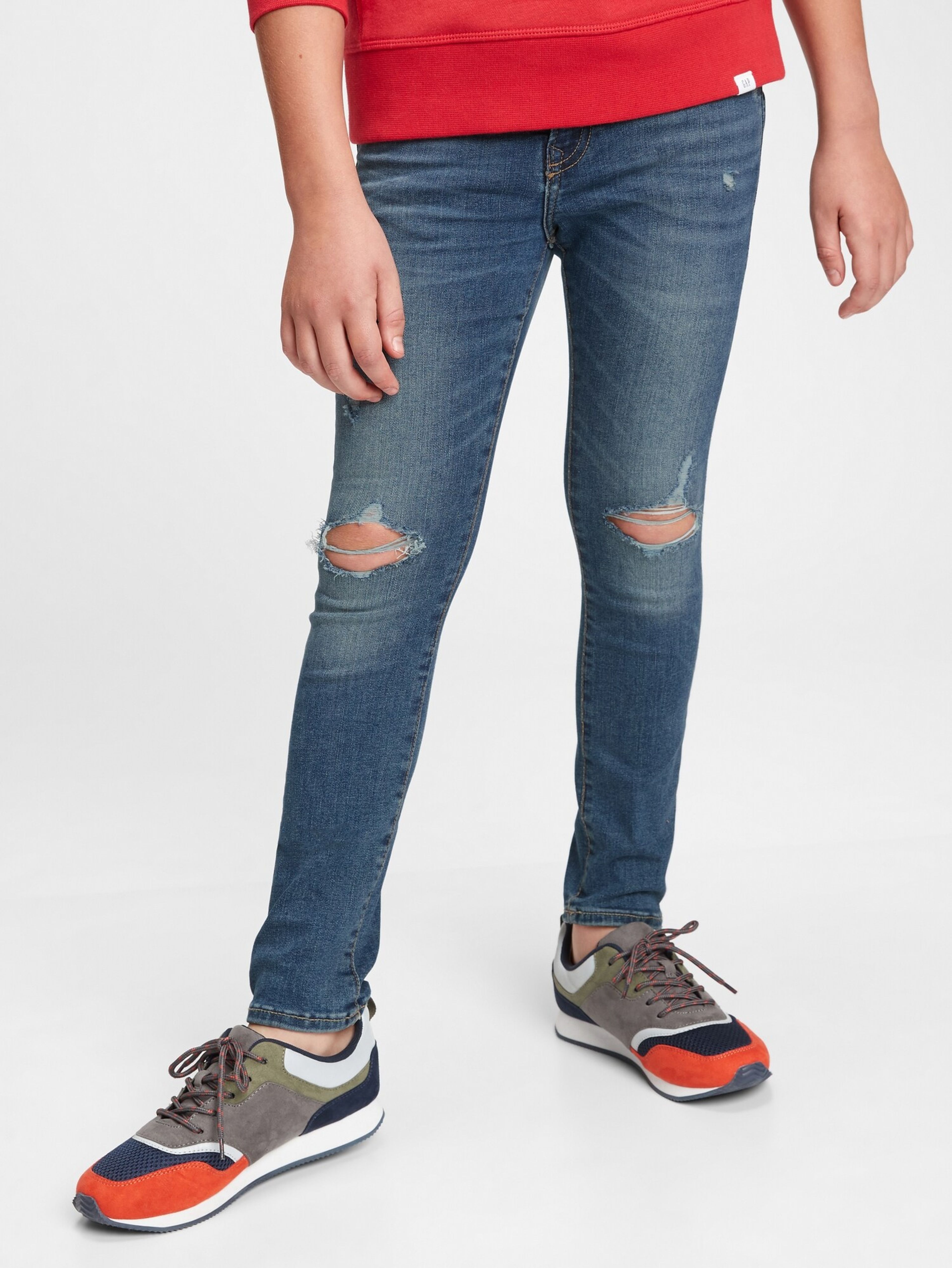 Kinder Jeans super skinny destructed