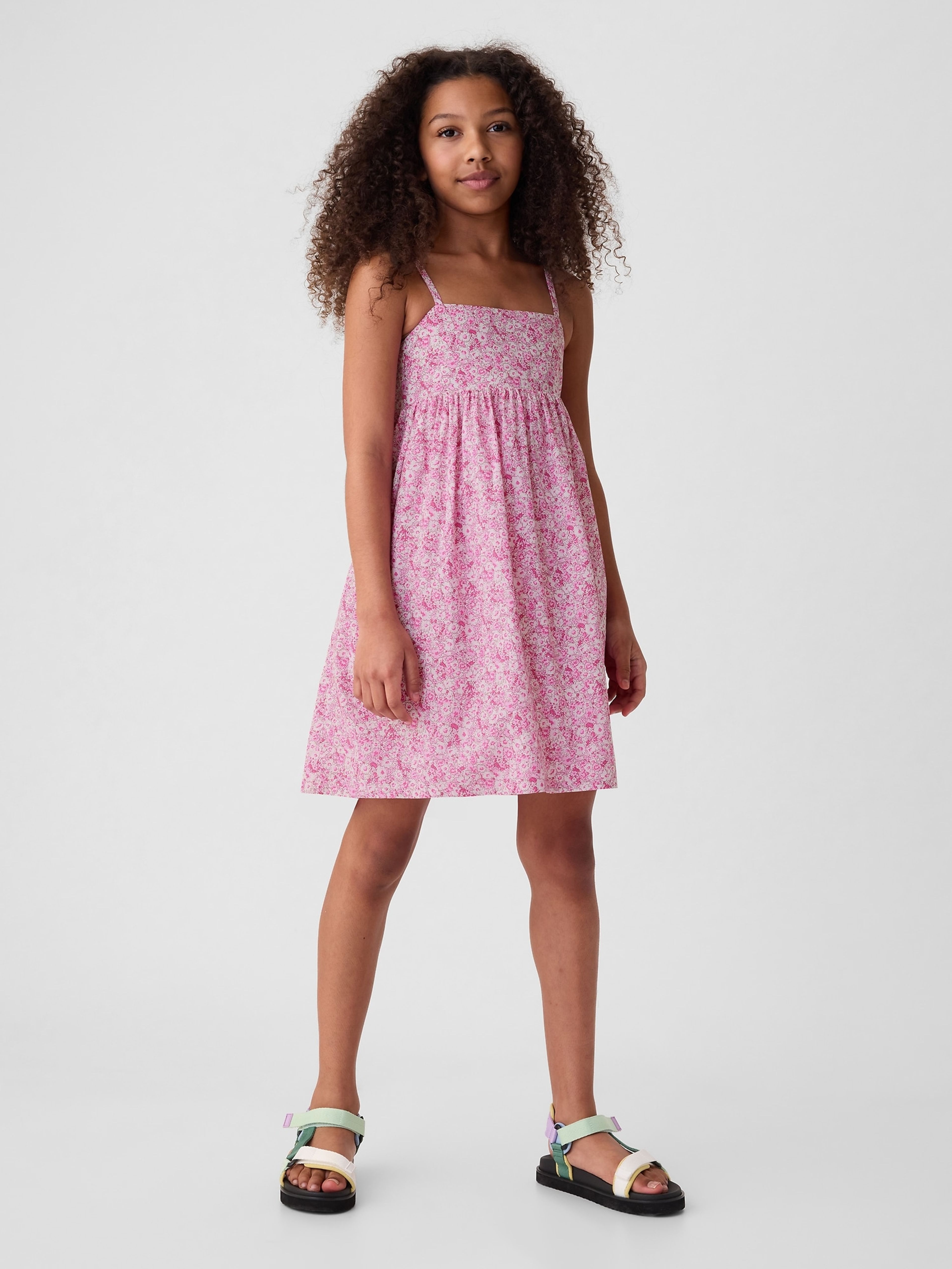 Detské kvetované šaty