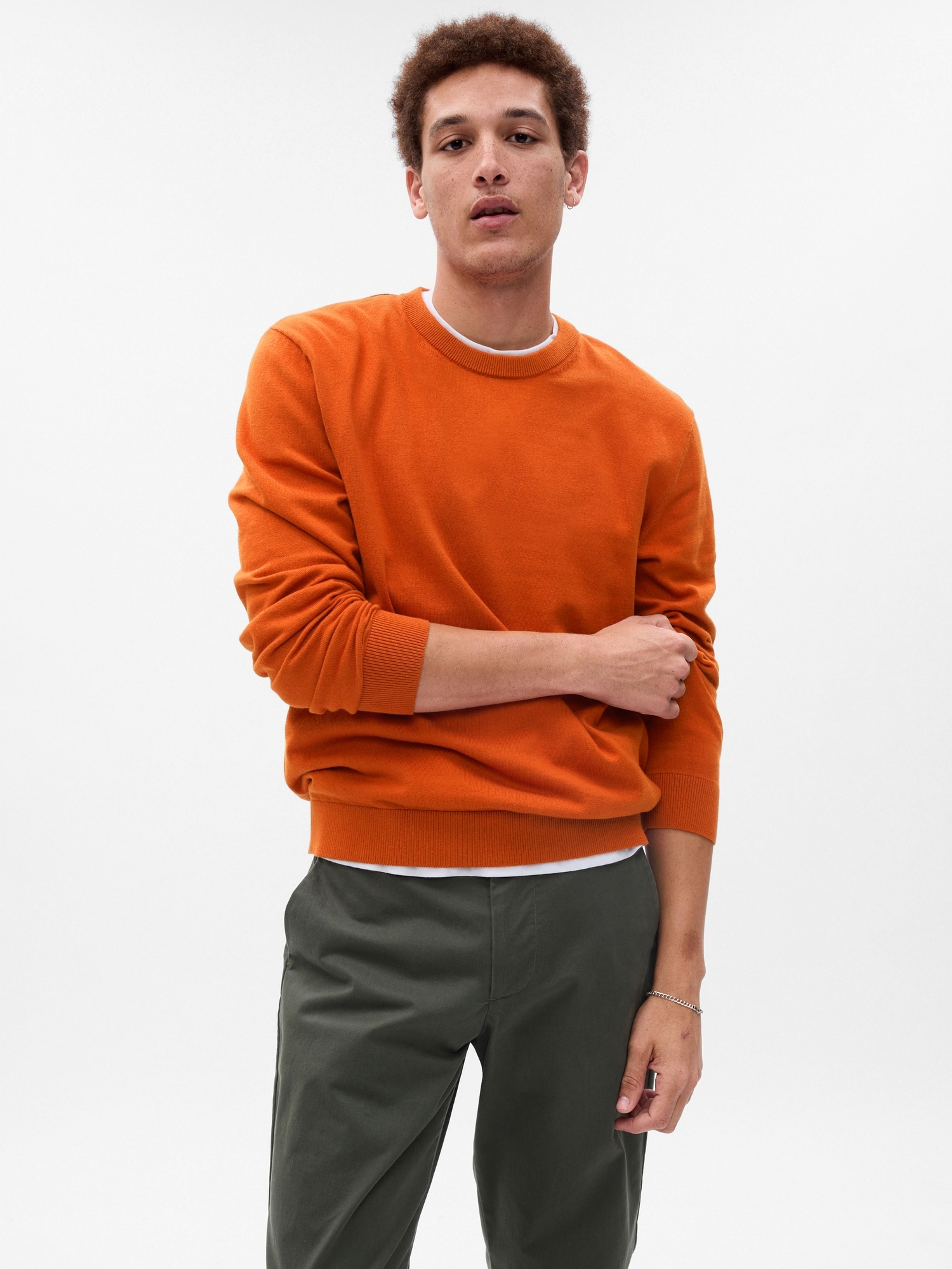 Hladký pletený svetr