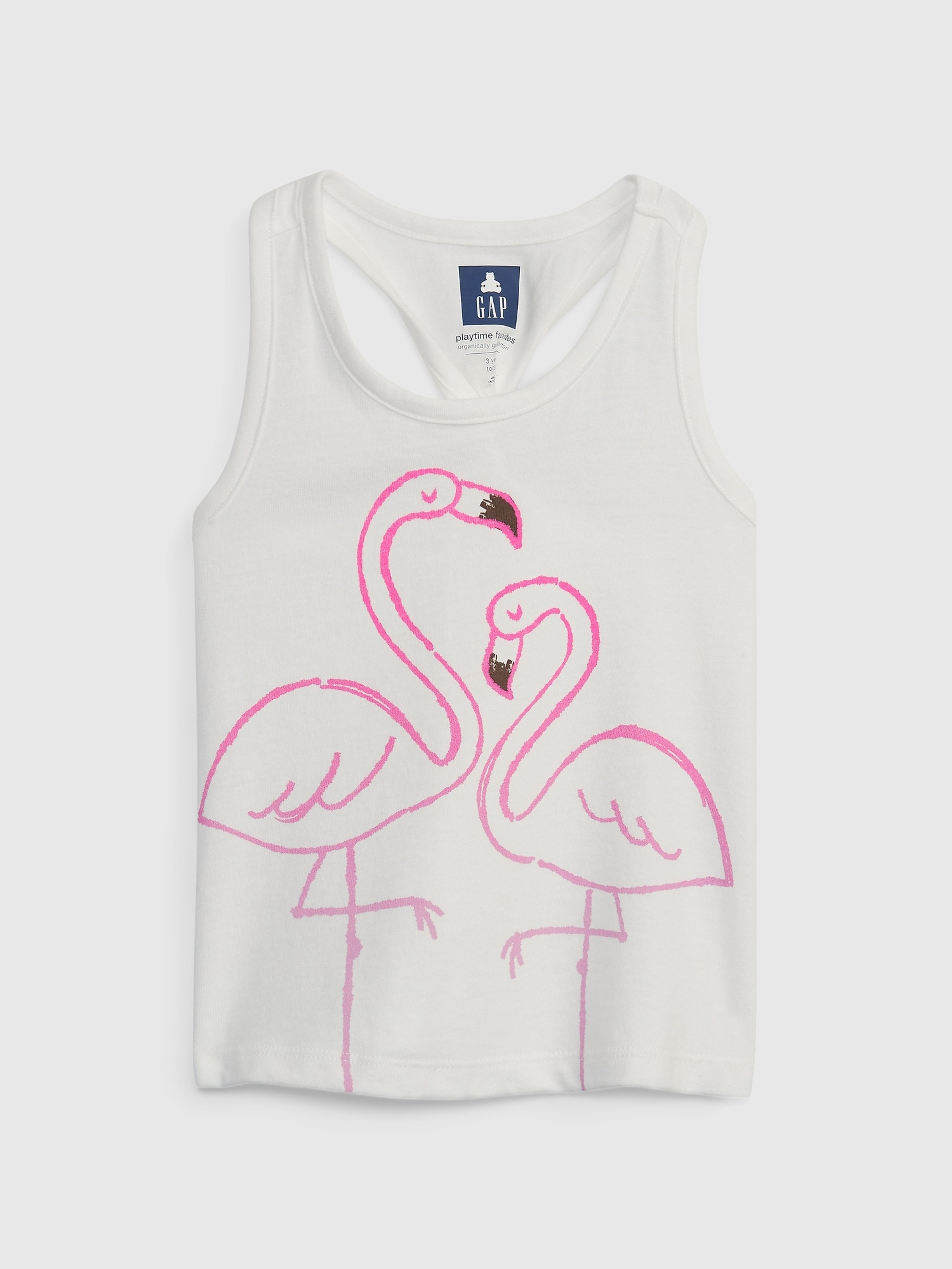 Baby tank top organic z nadrukiem