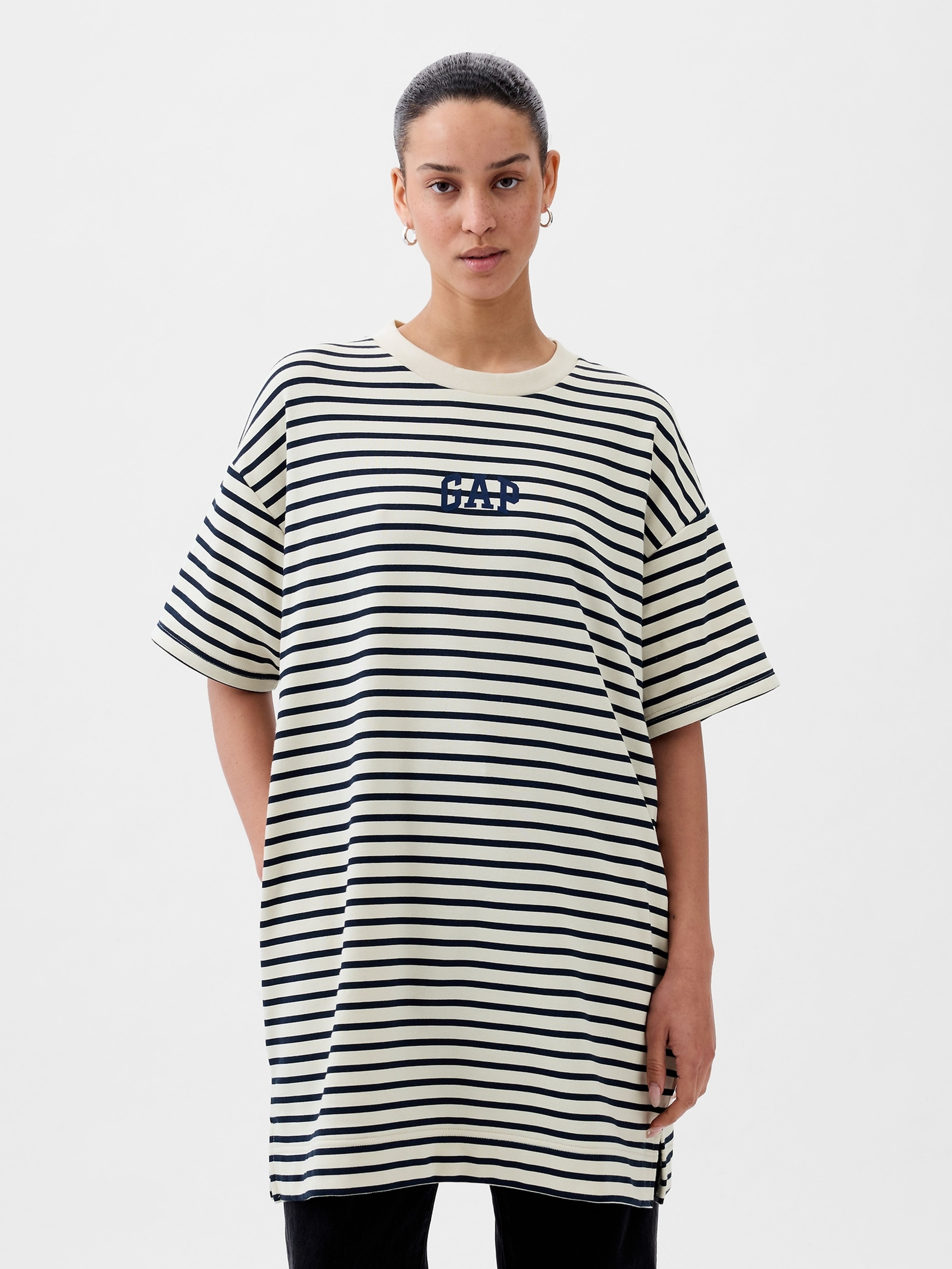 Kleid mit Logo Oversized