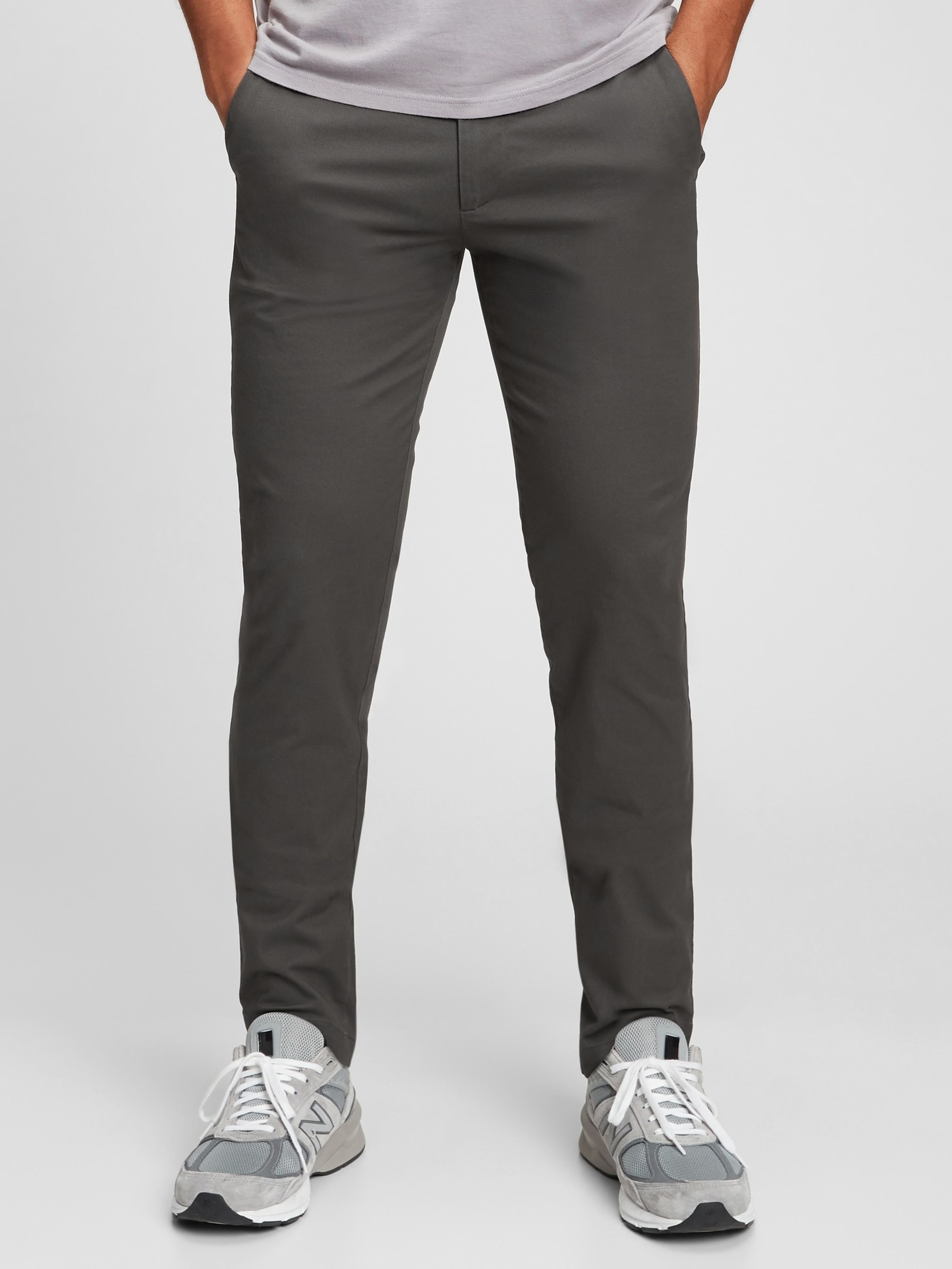 Kalhoty modern khaki skinny GapFlex