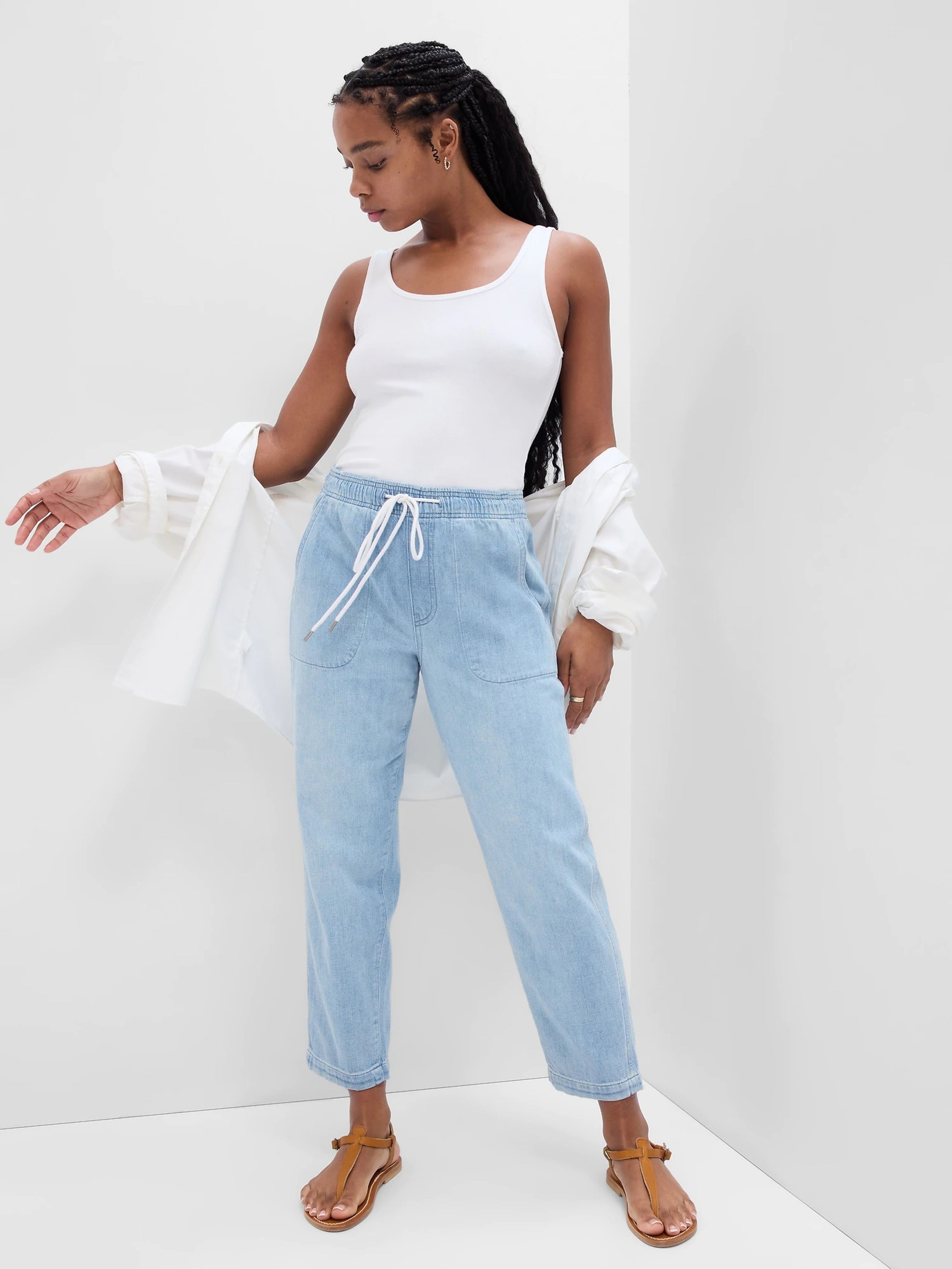Jeans easy mid rise