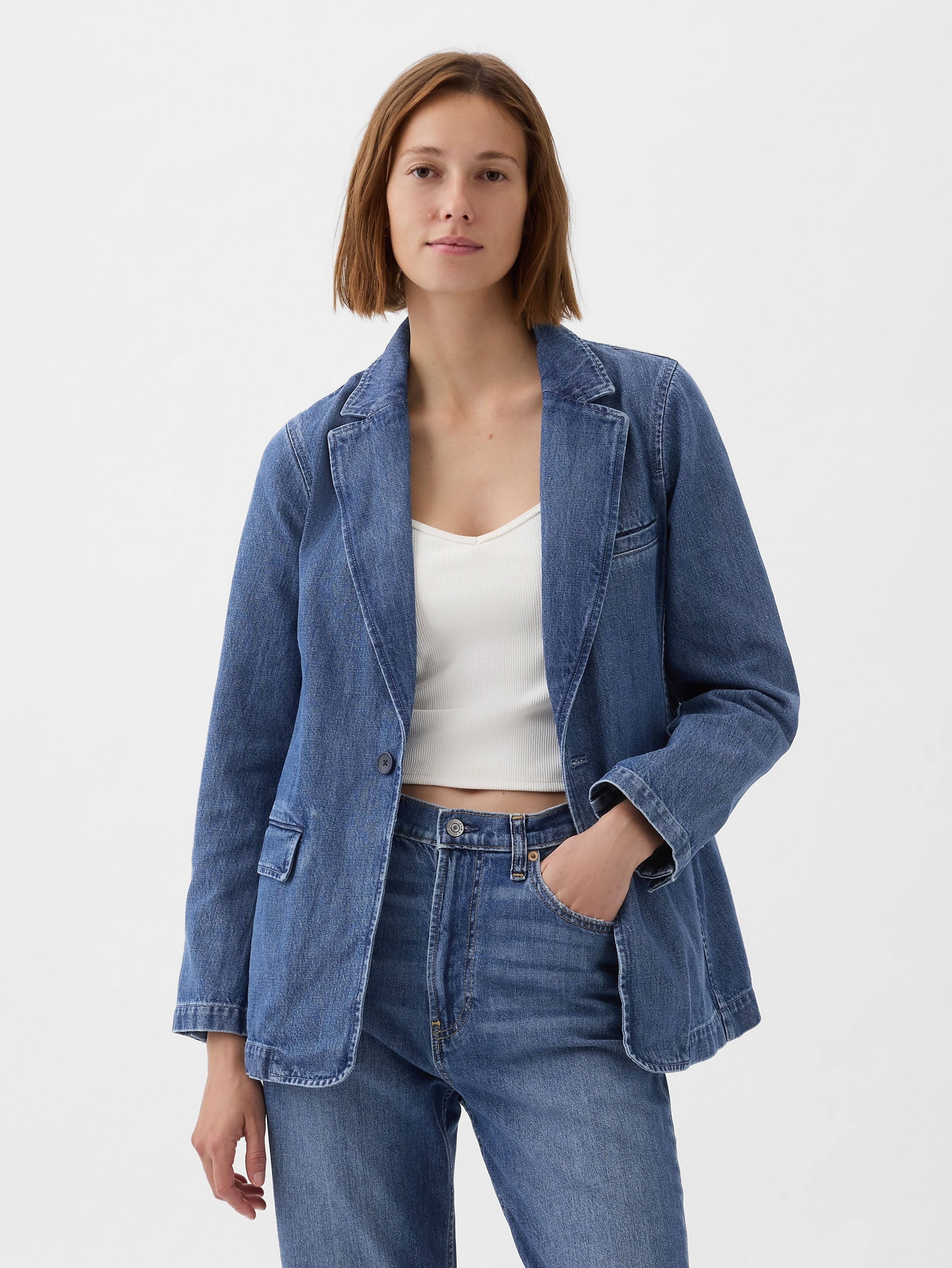 Denim-Blazer