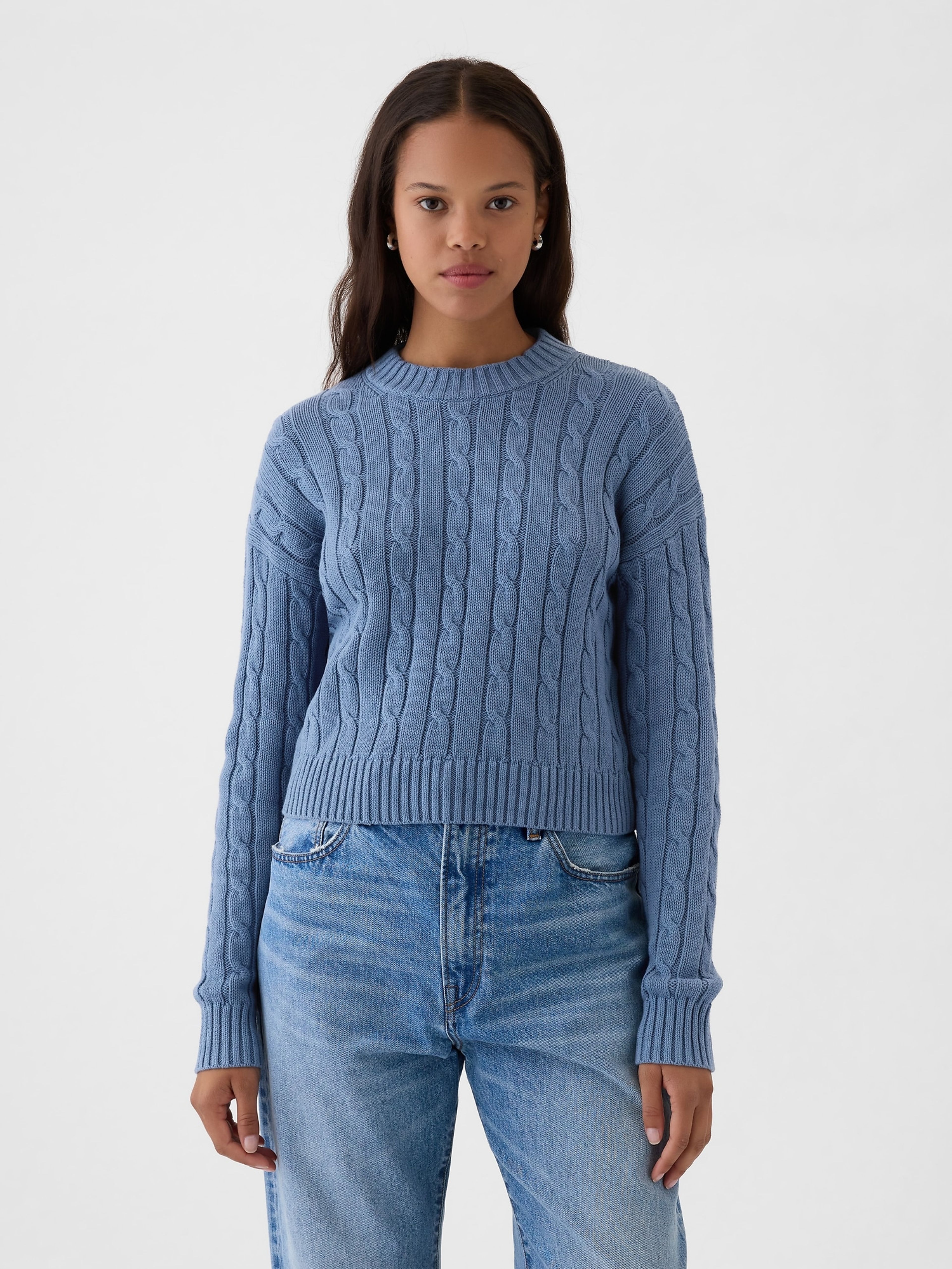 Crop sweter