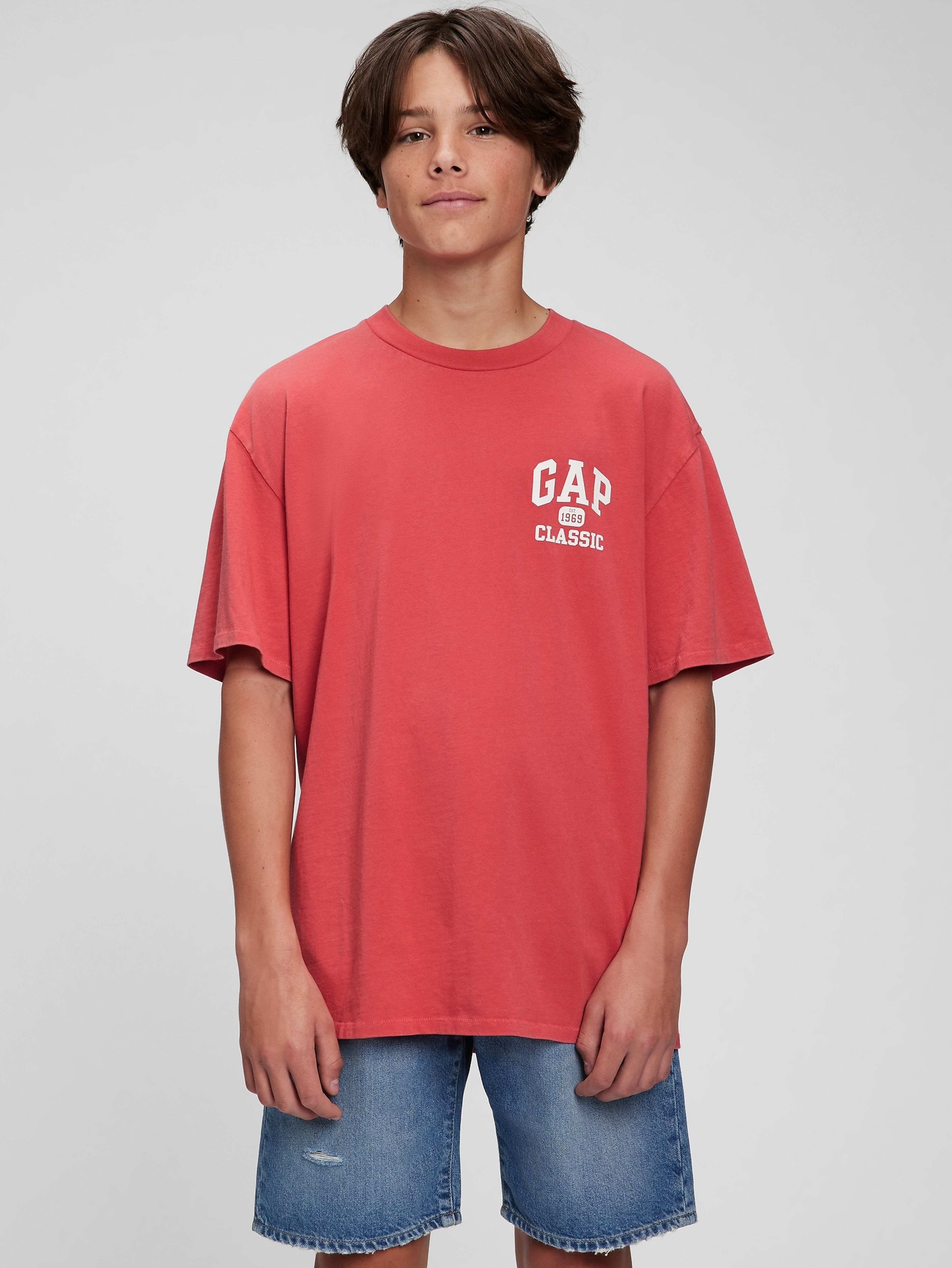 Teen T-Shirt organic GAP Logo Classic