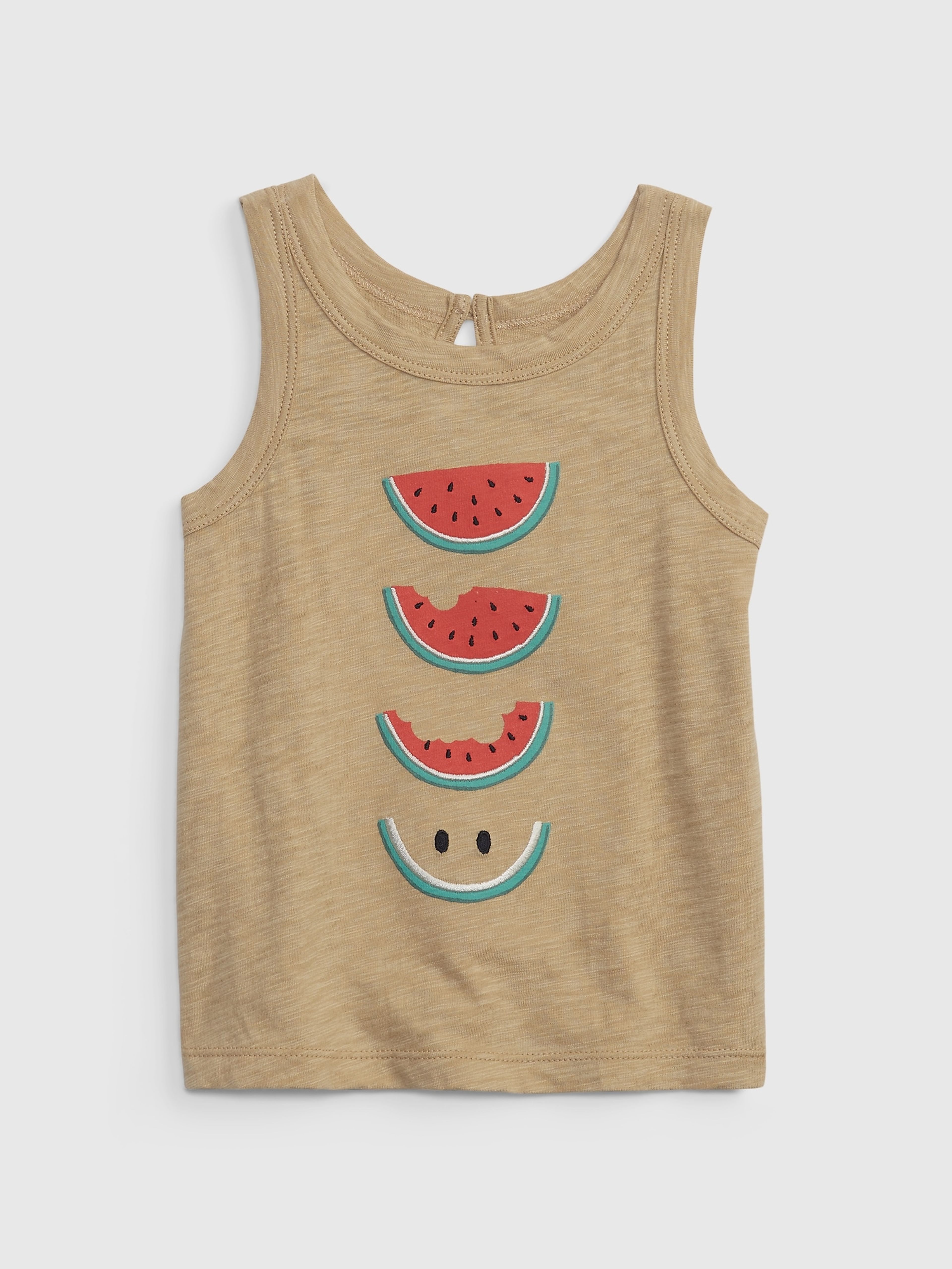 Kinder Tank-Top aus Baumwolle Melone