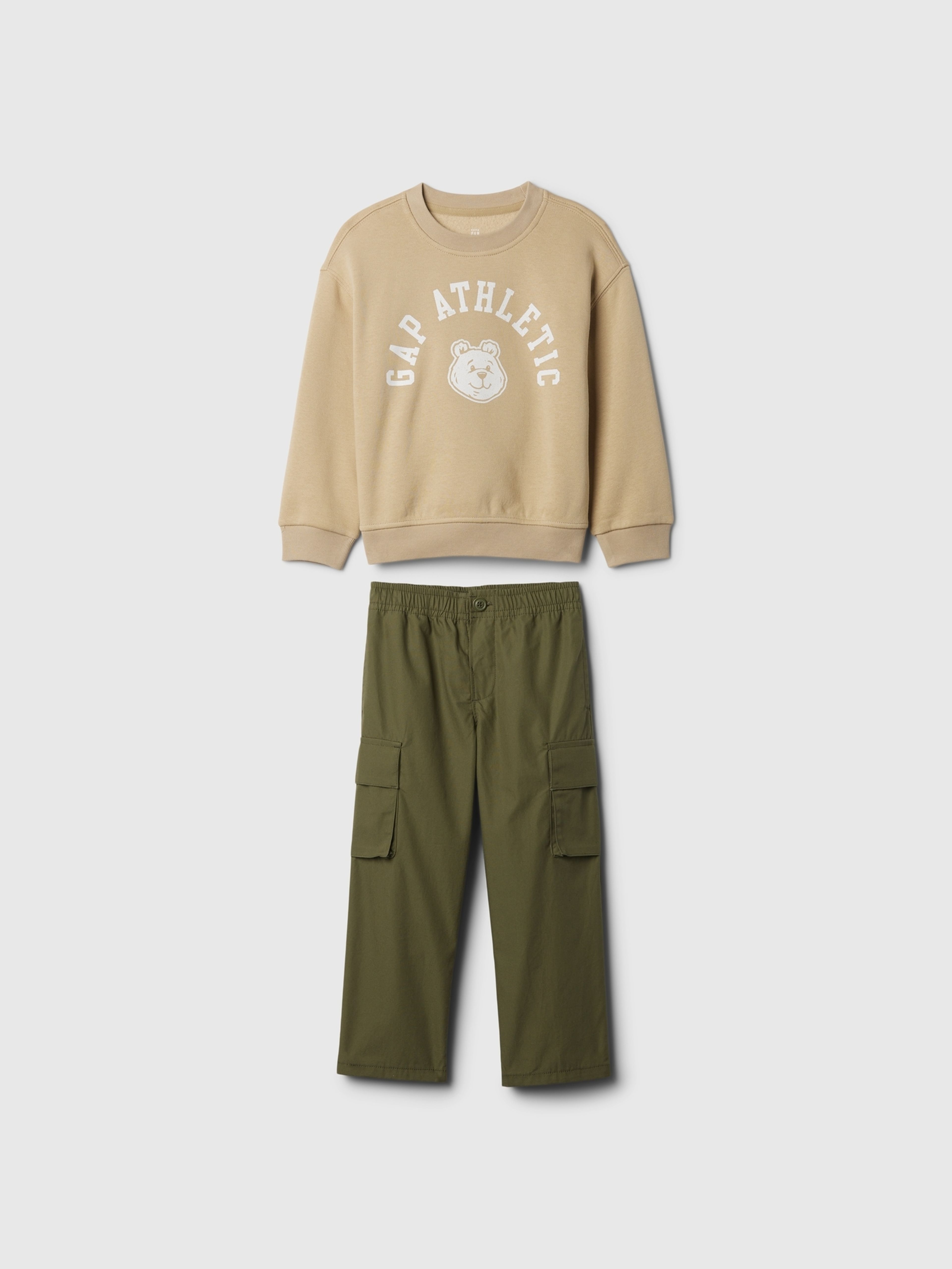 Baby-Set aus Sweatshirt und Cargo-Hose