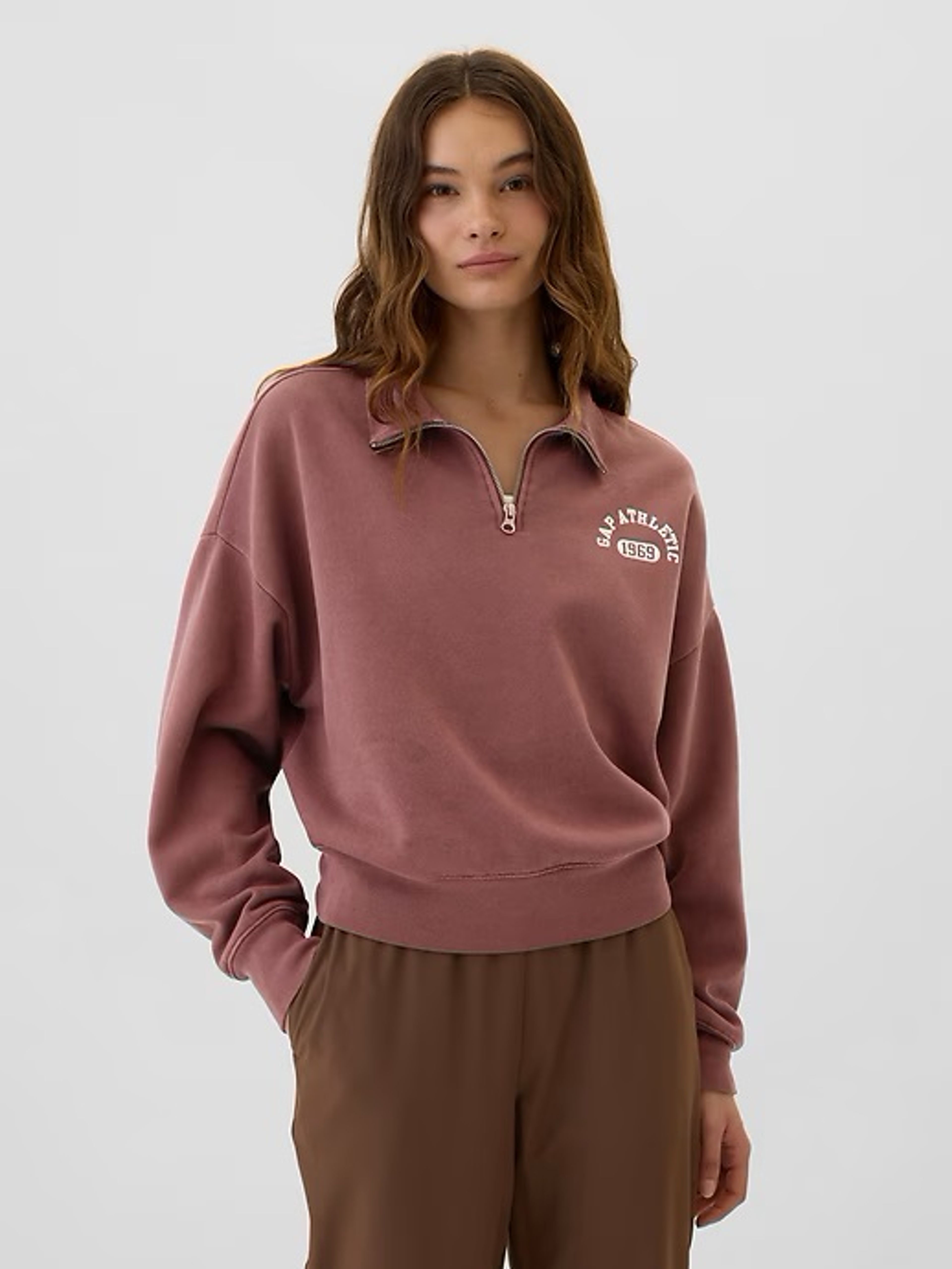 Oversize-Sweatshirt mit Logo