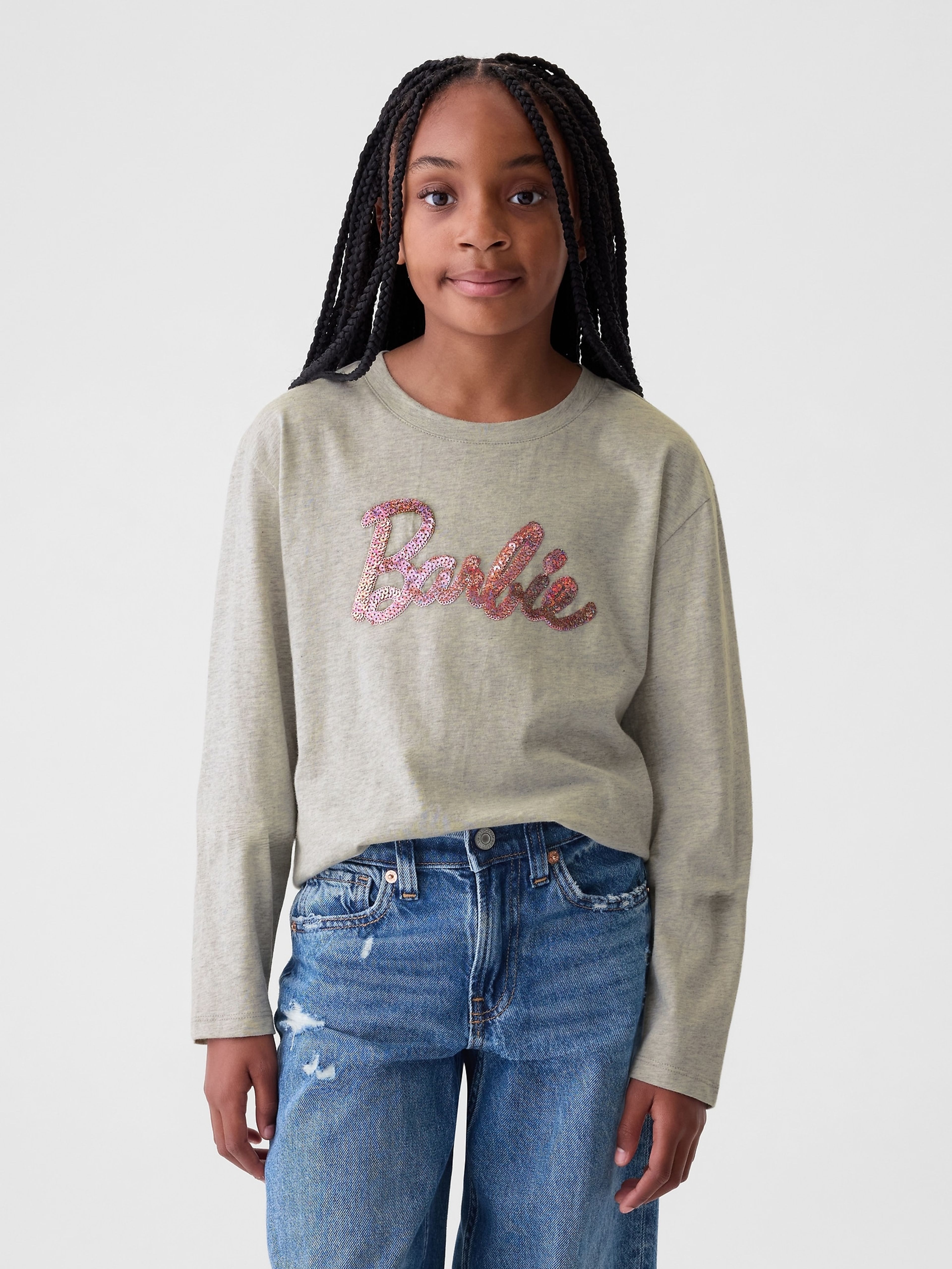 Kinder T-Shirt mit Pailletten Gap & Barbie