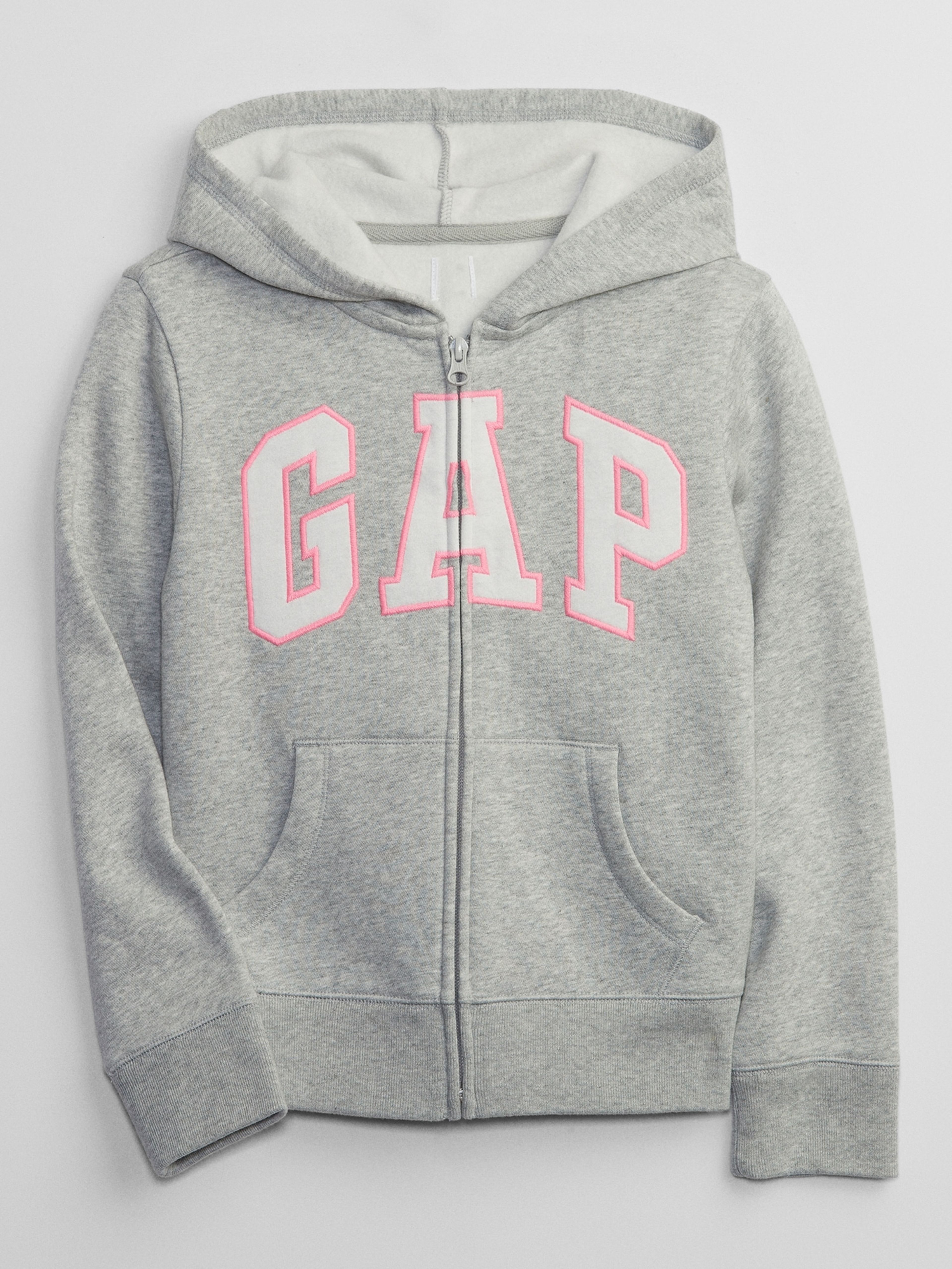 Kinder-Sweatjacke GAP Logo Reißverschluss