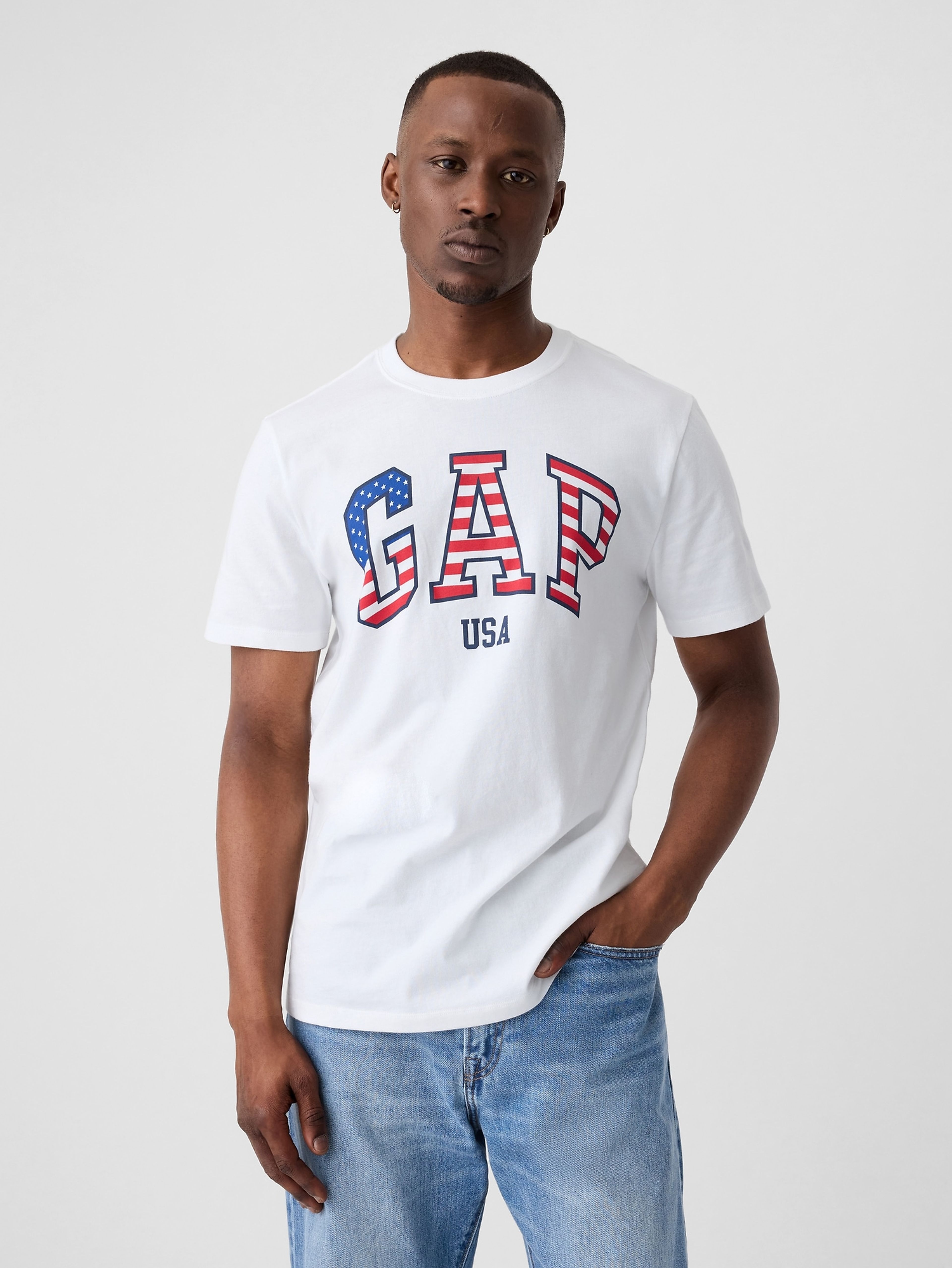T-Shirt mit Logo GAP USA