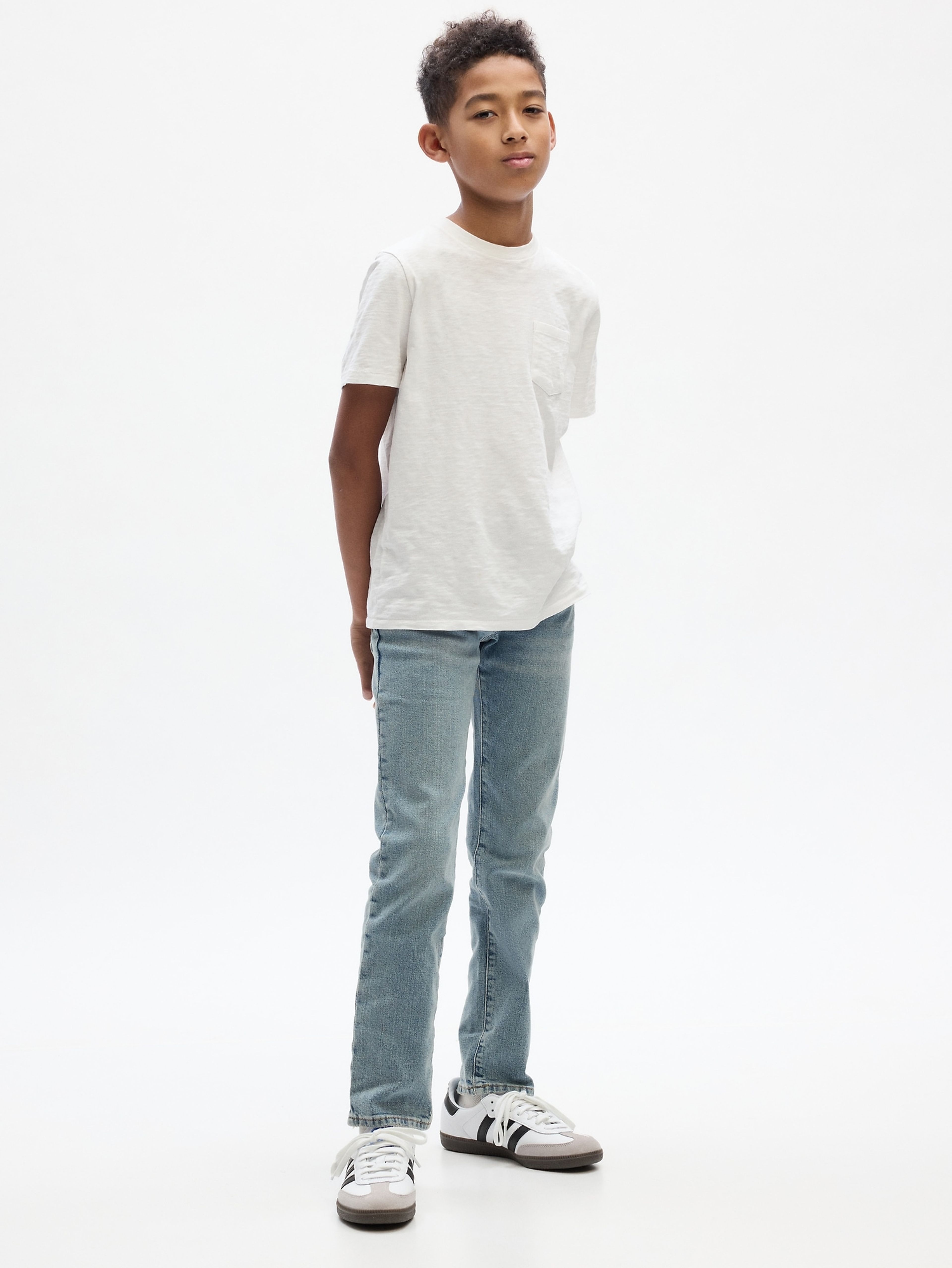Dziecięce jeansy slim high rise