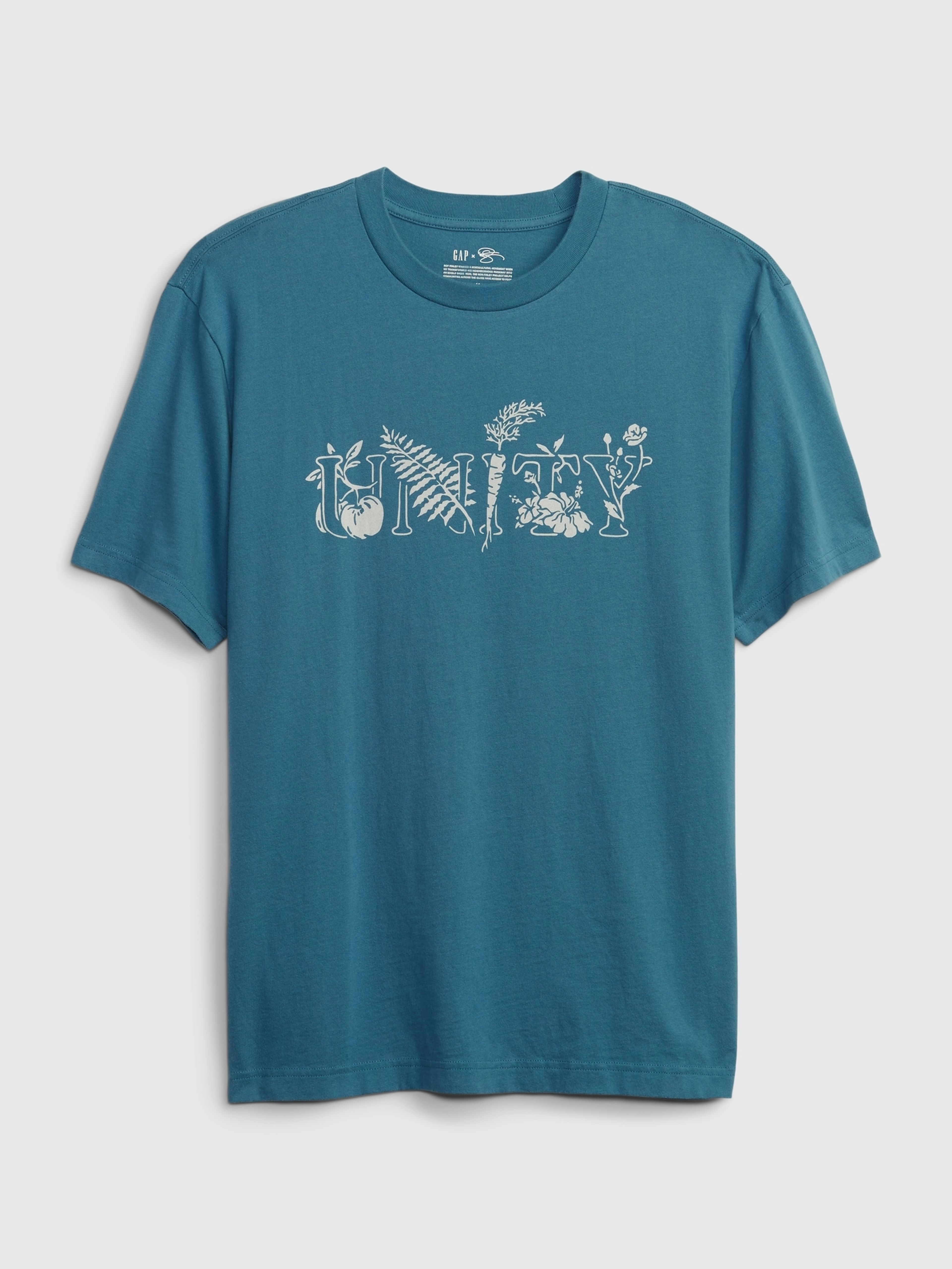 Koszulka z bawełny organicznej GAP × Ron Finley