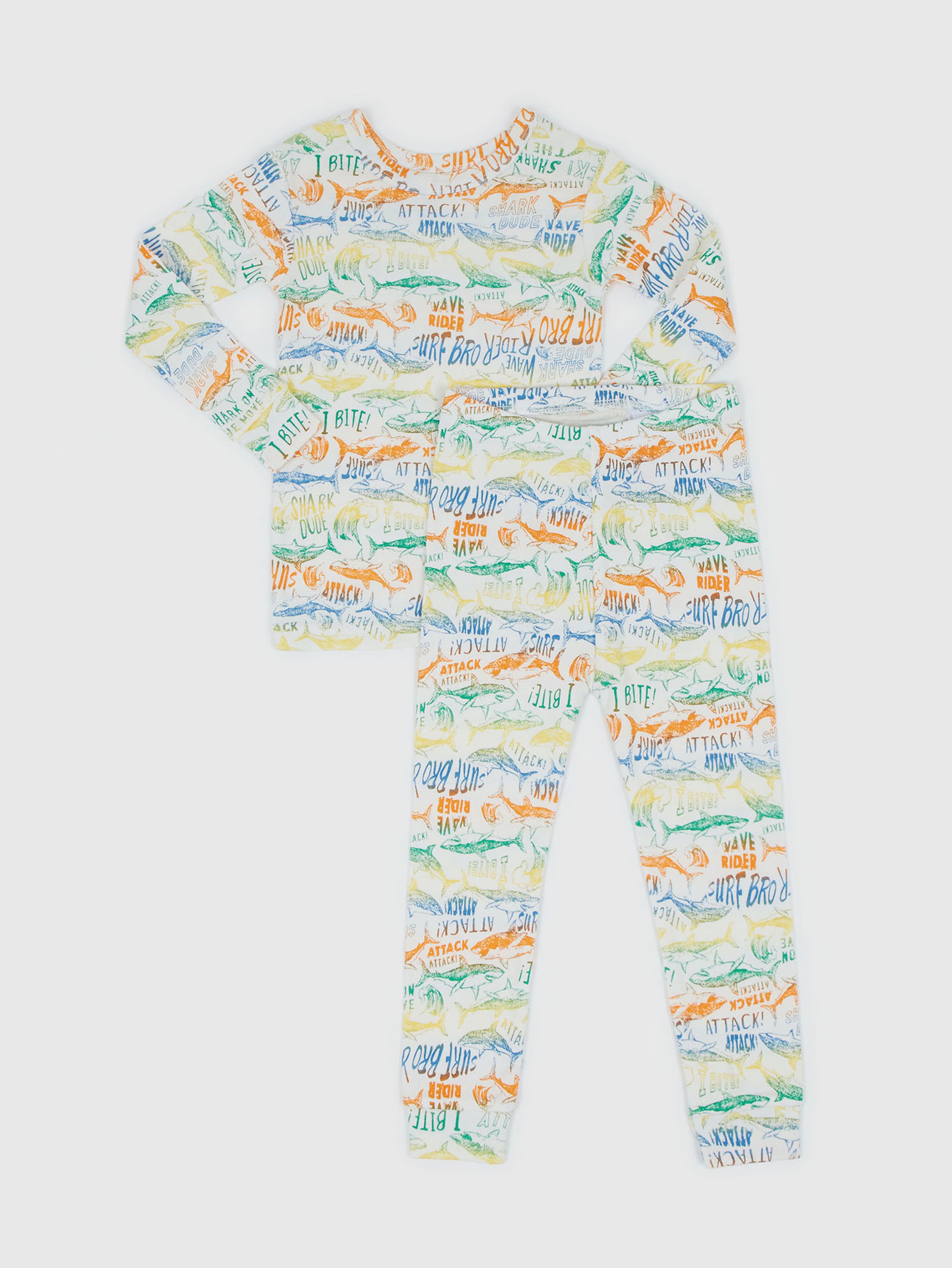 Dziecięca wzorzysta piżama organic