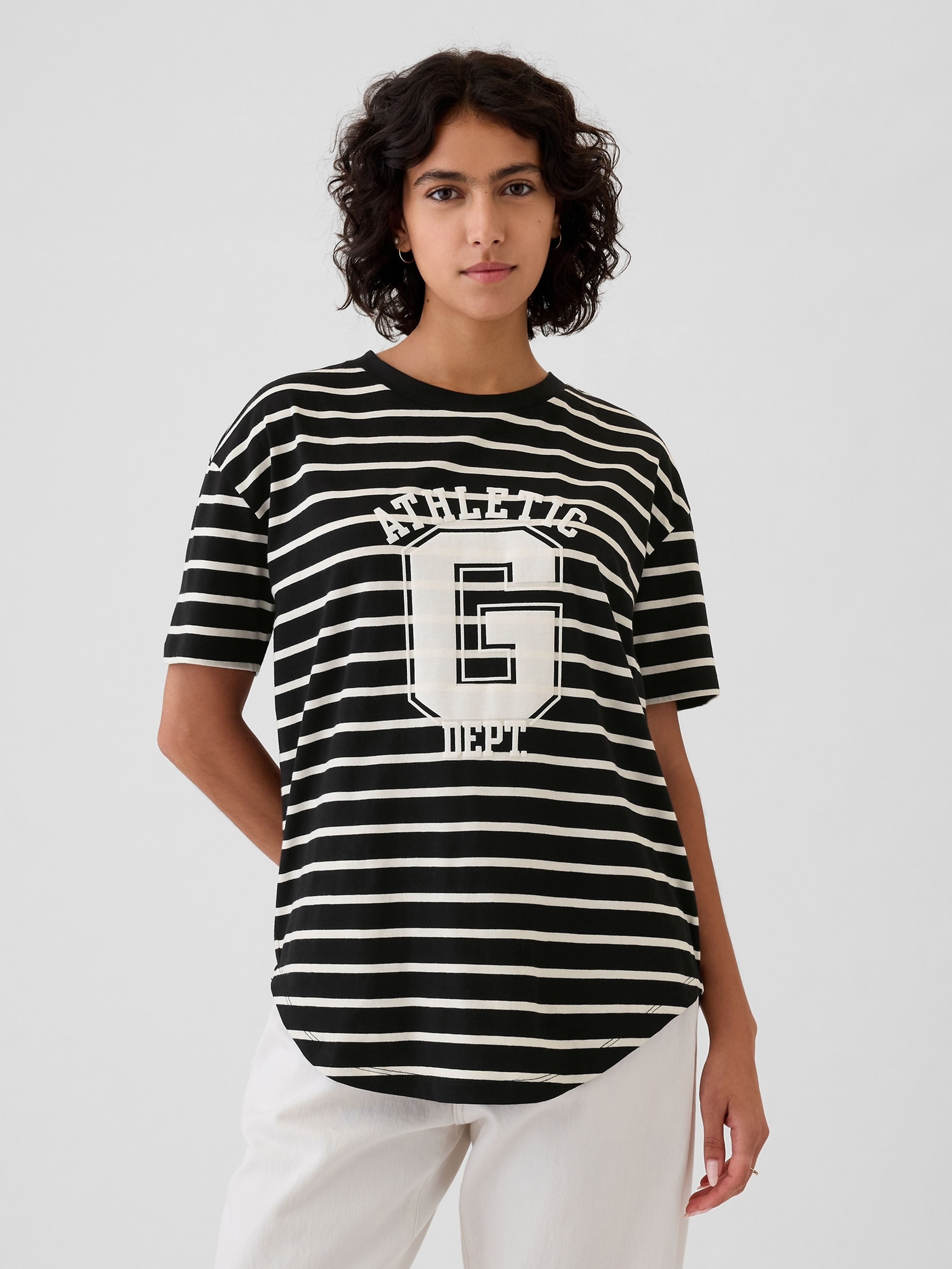 Gestreiftes Hemd Oversize Athletic