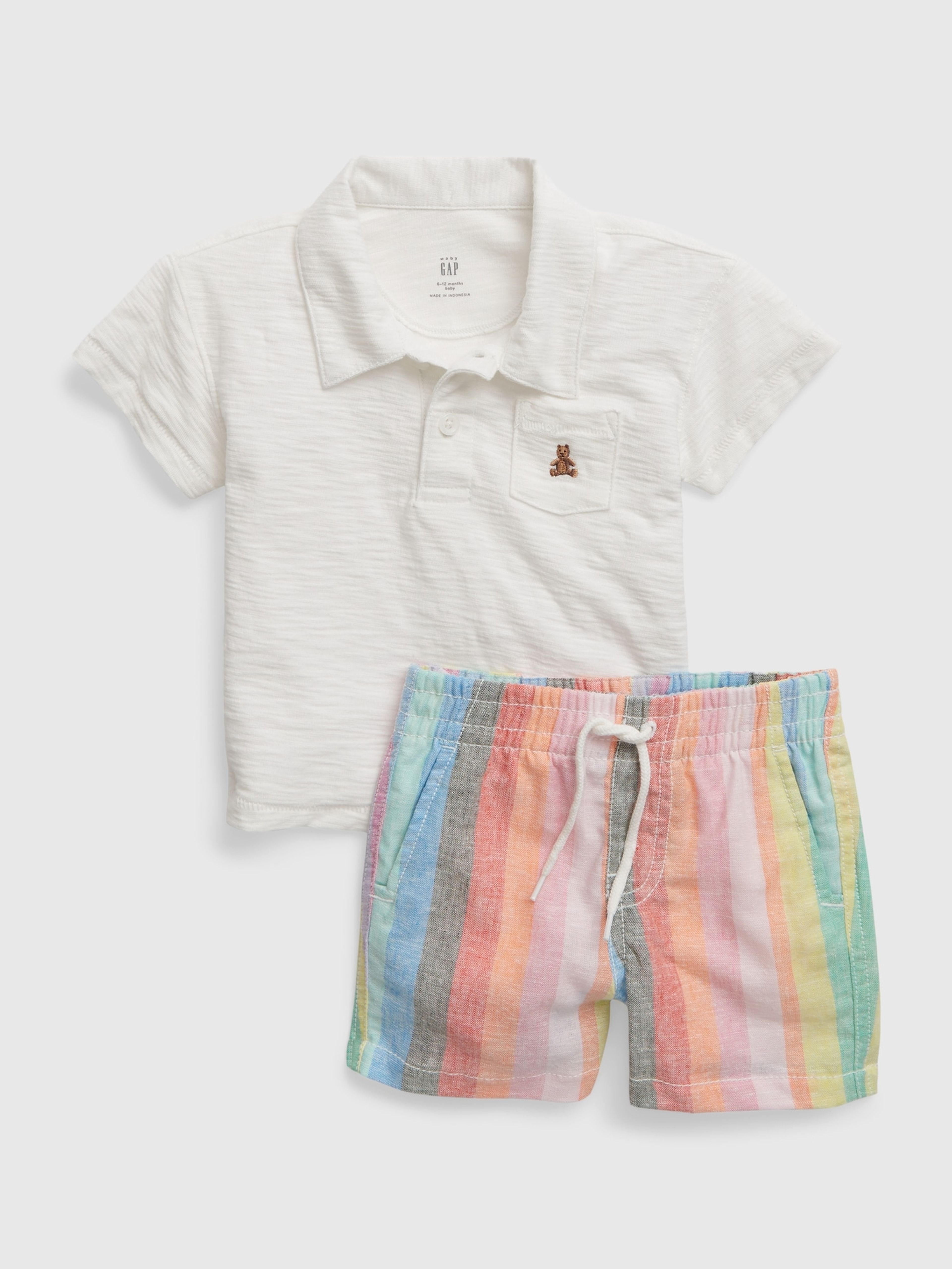 Babyset Poloshirt und Shorts