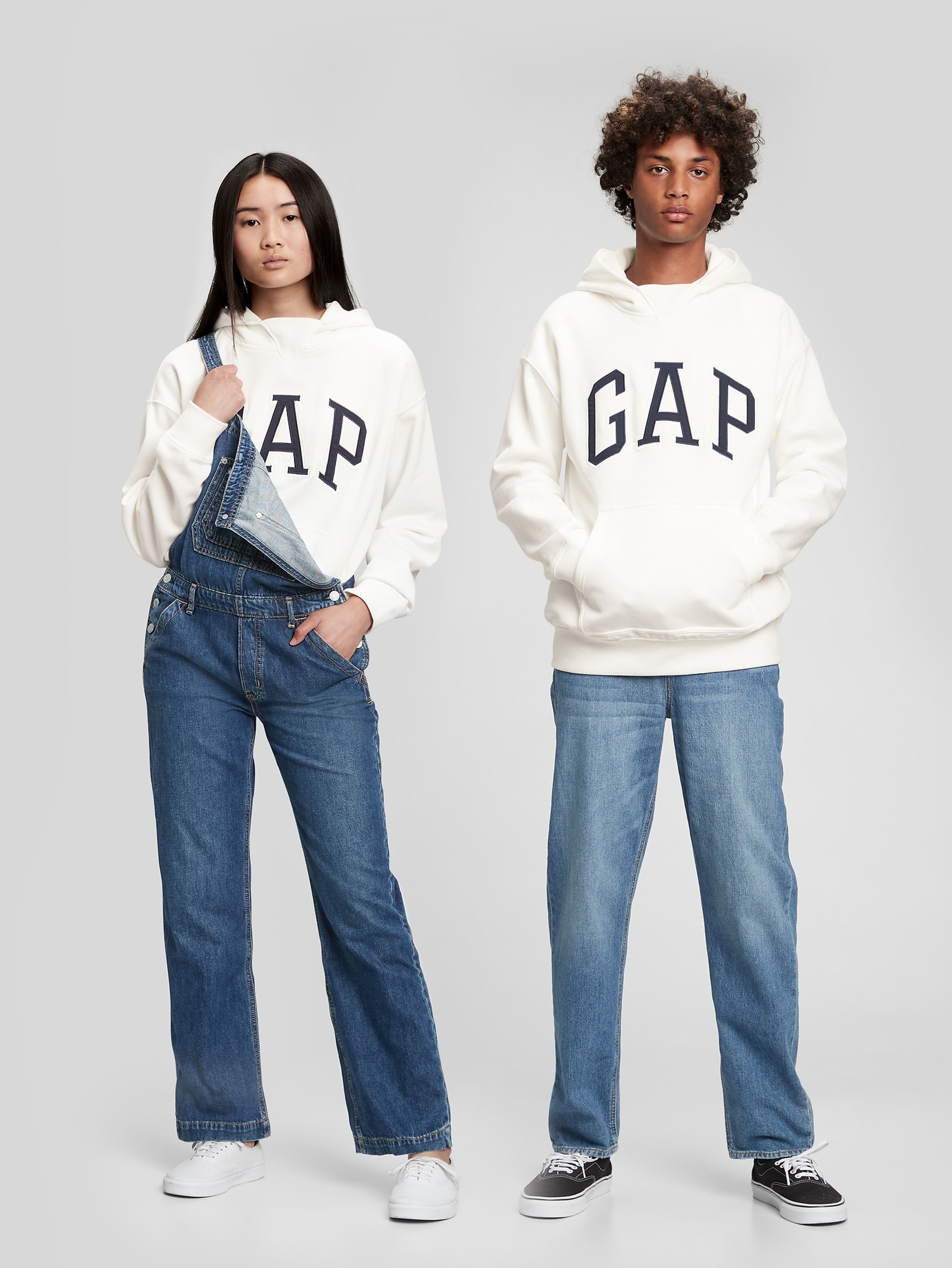 Teen mikina logo GAP Unisex
