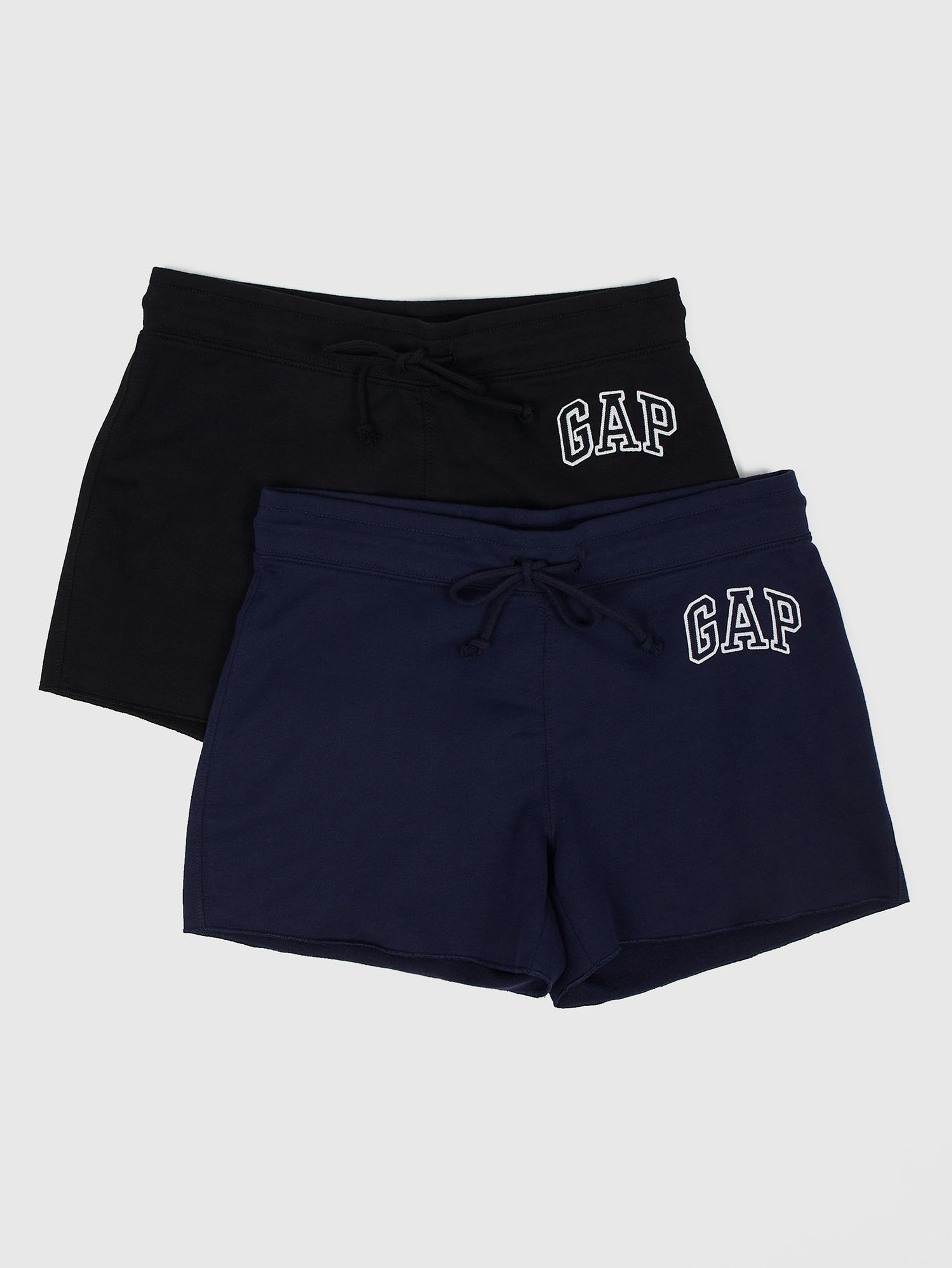 Sweatshorts mit Logo, 2 Stück