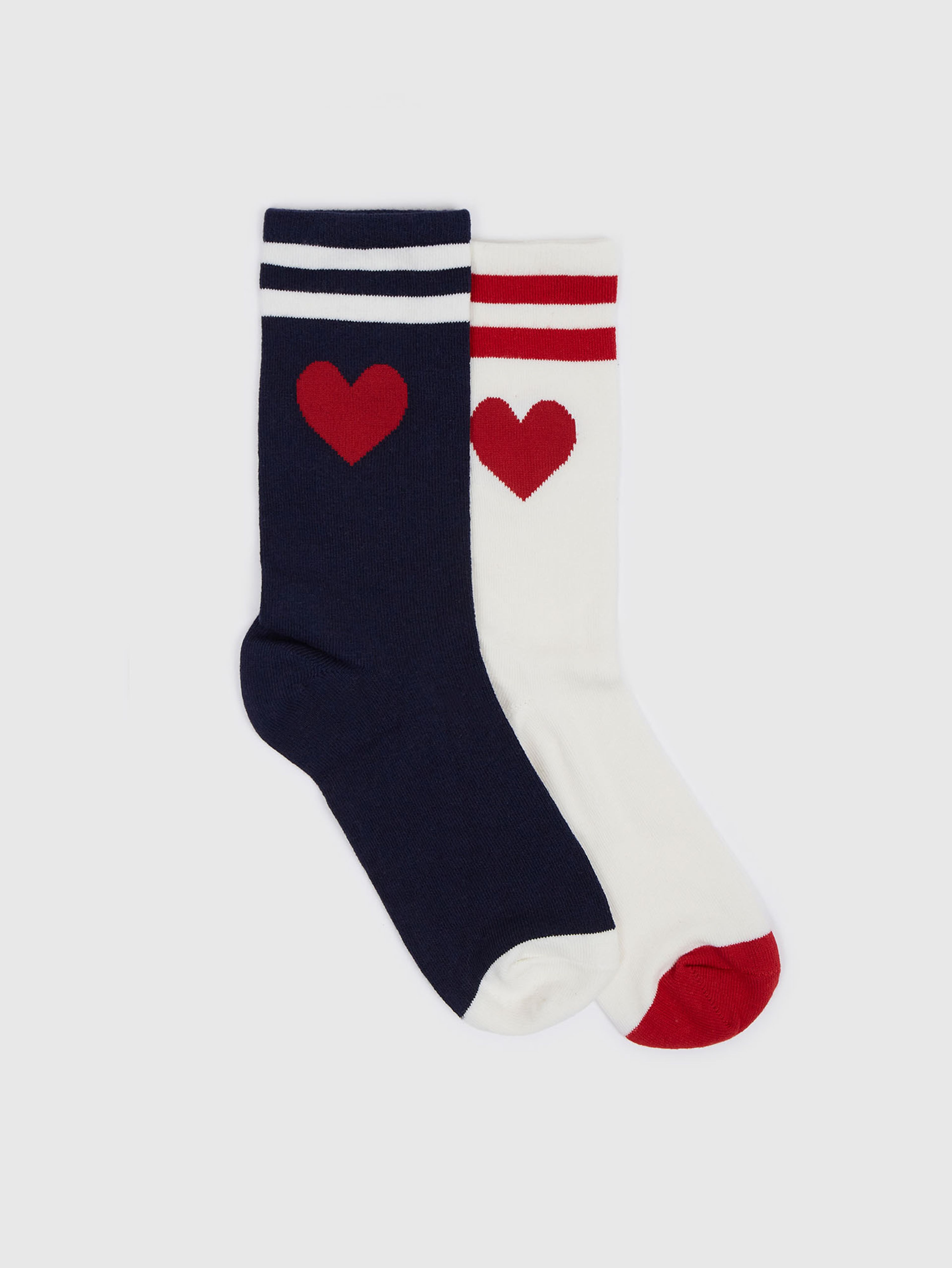 Vzorované ponožky, 2 páry