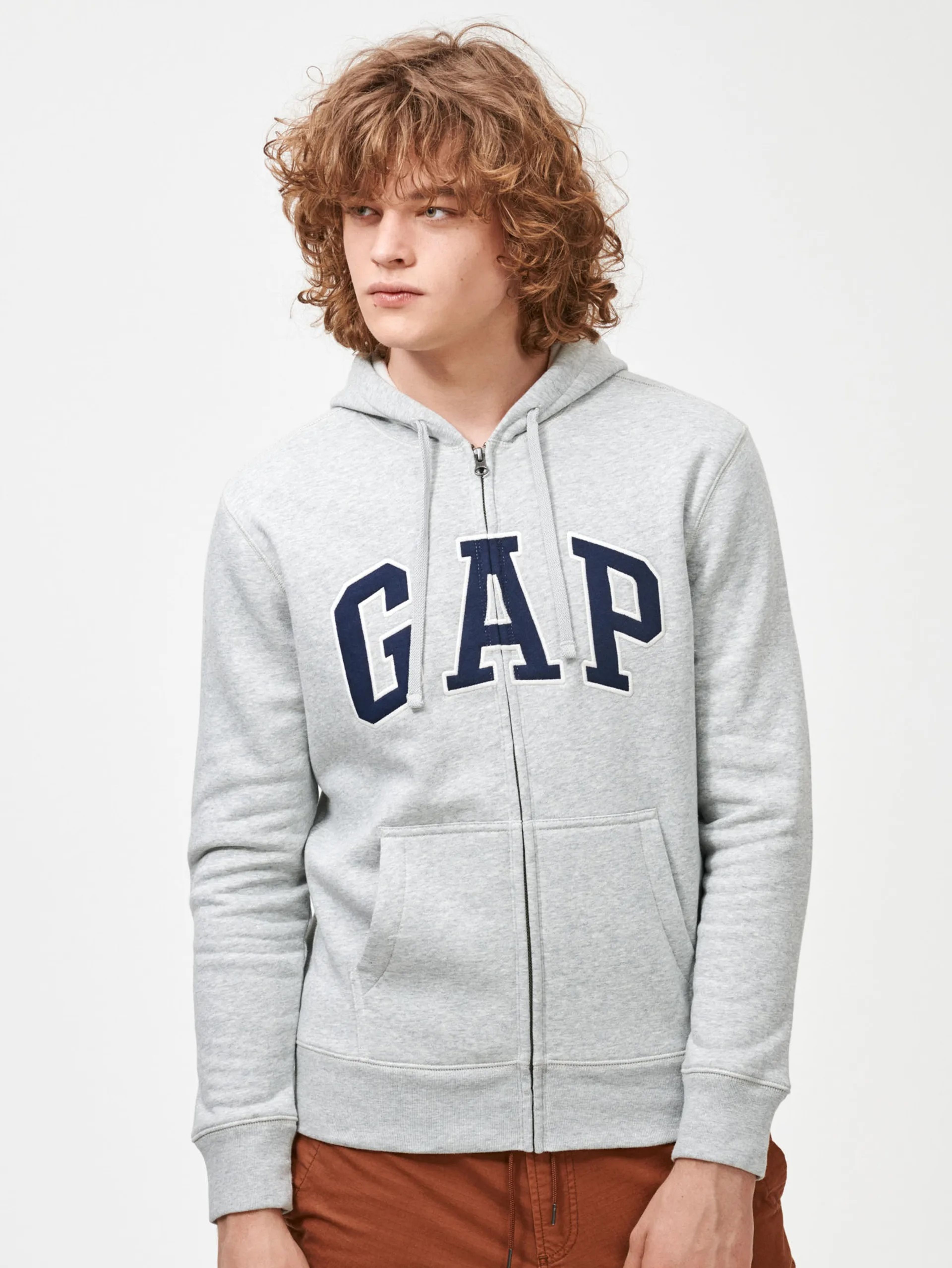 Bluza logo GAP fleece zip