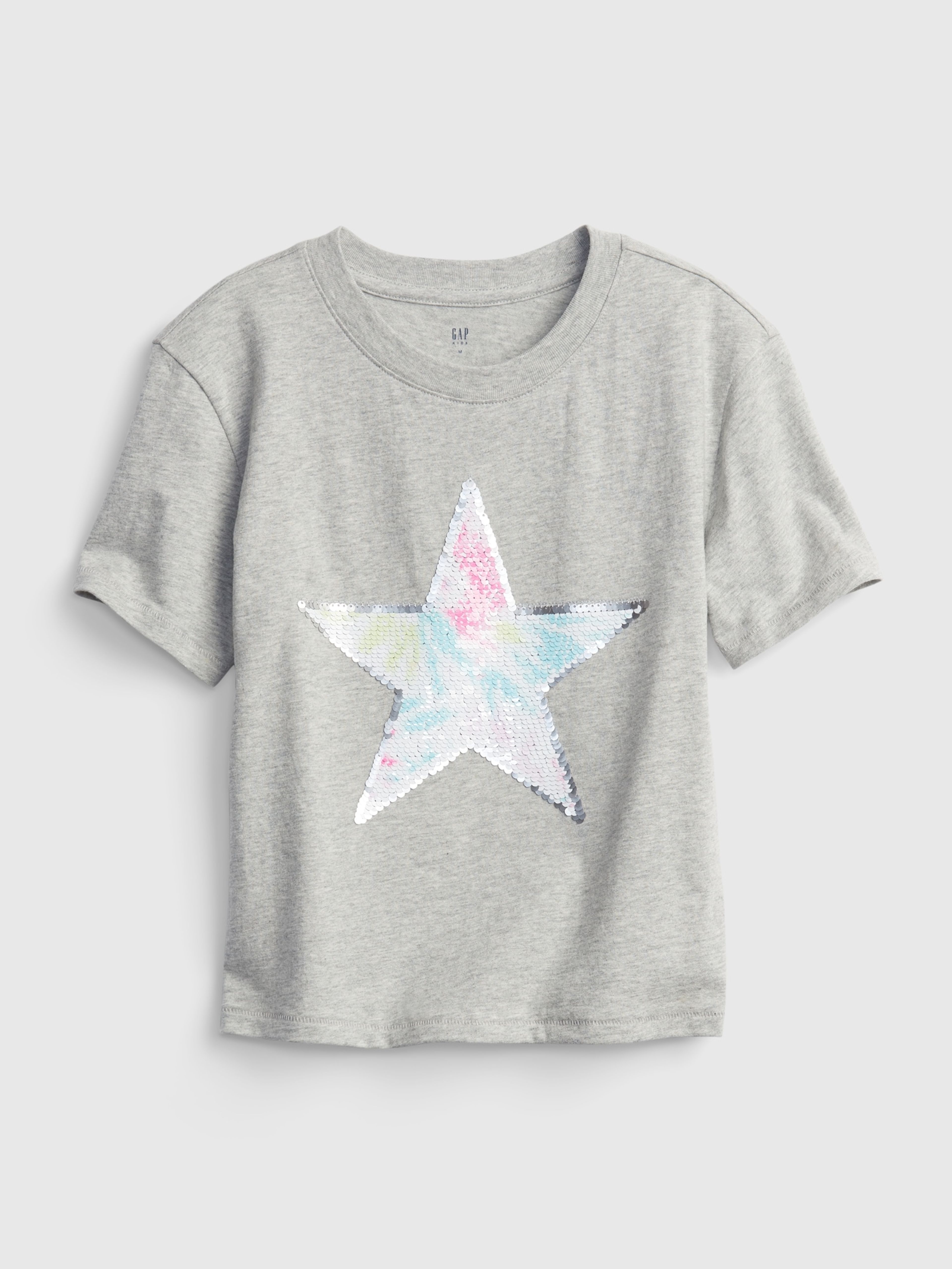 Kinder T-Shirt Pailletten-Stern