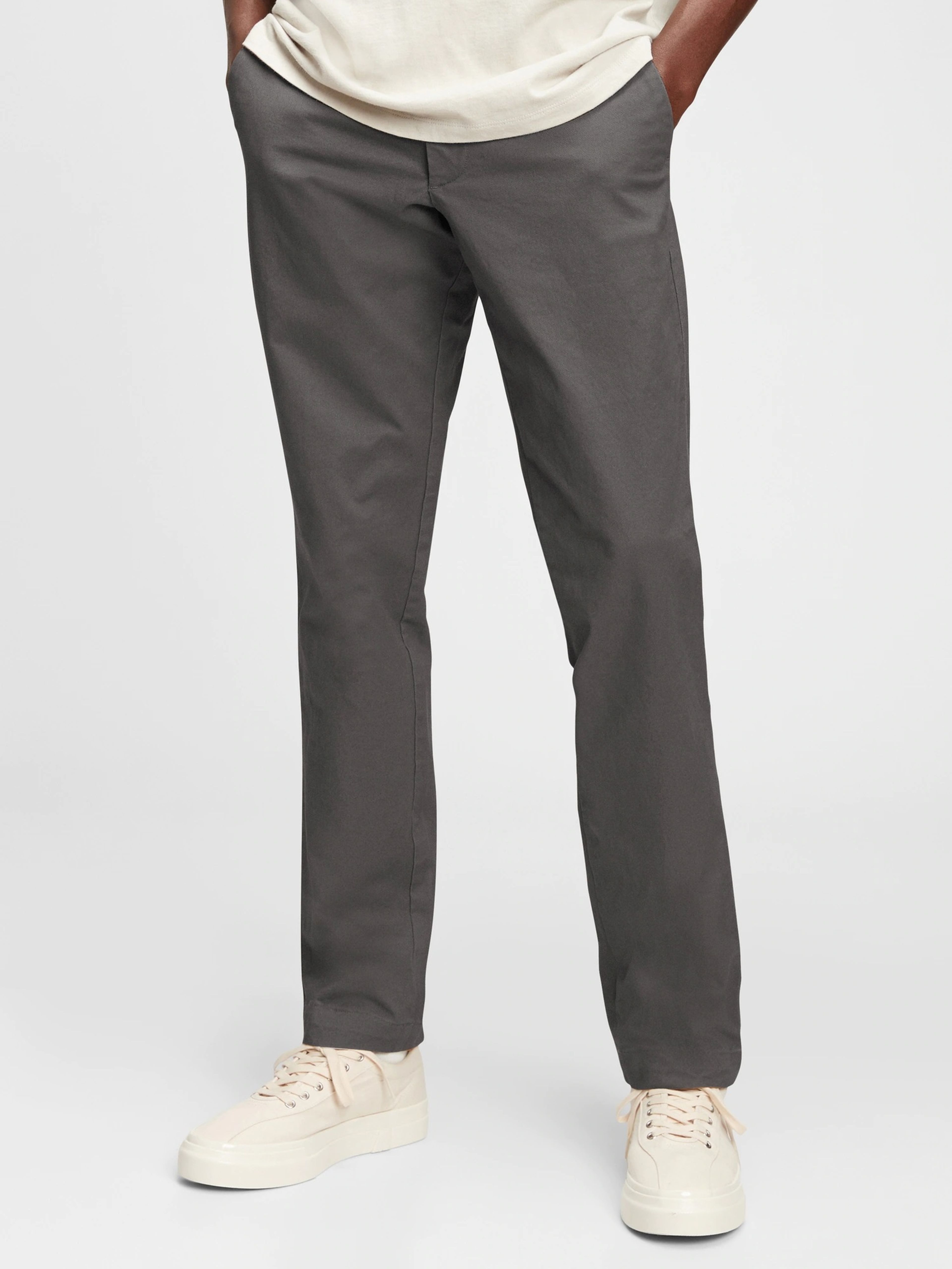 Kalhoty modern khaki in slim fit GapFlex