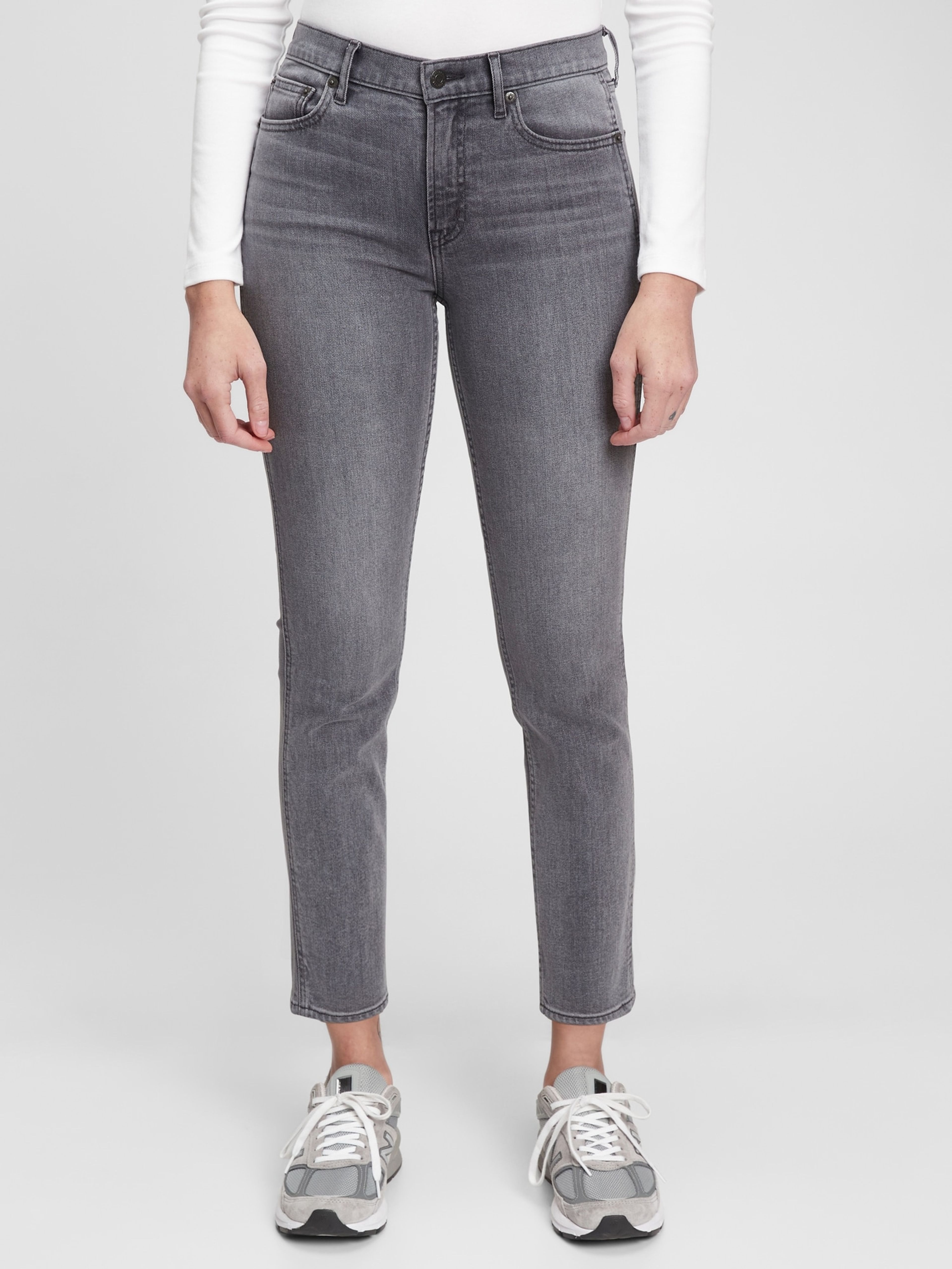 Jeans slim vintage mid rise