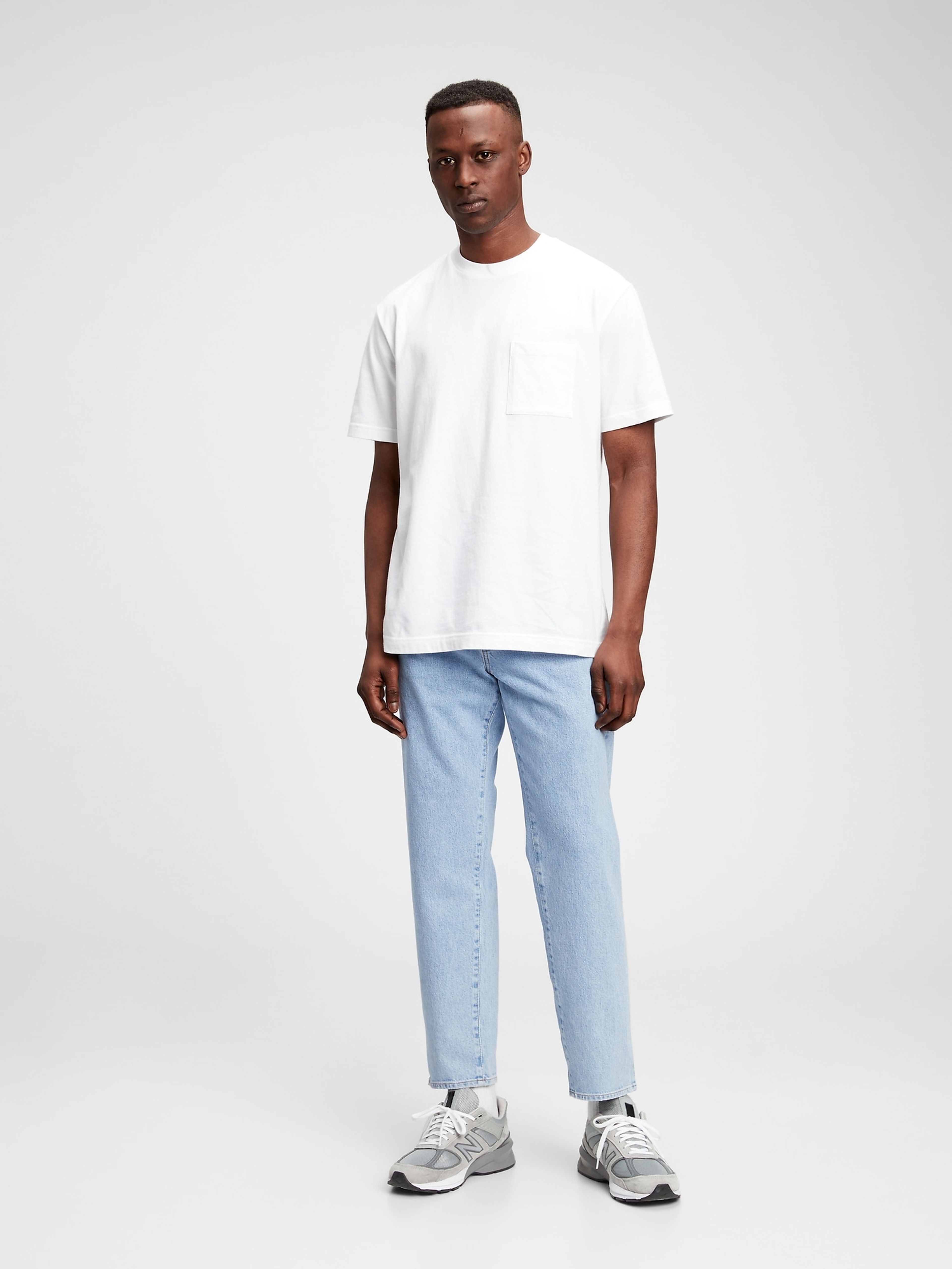 Džíny straight jeans GapFlex
