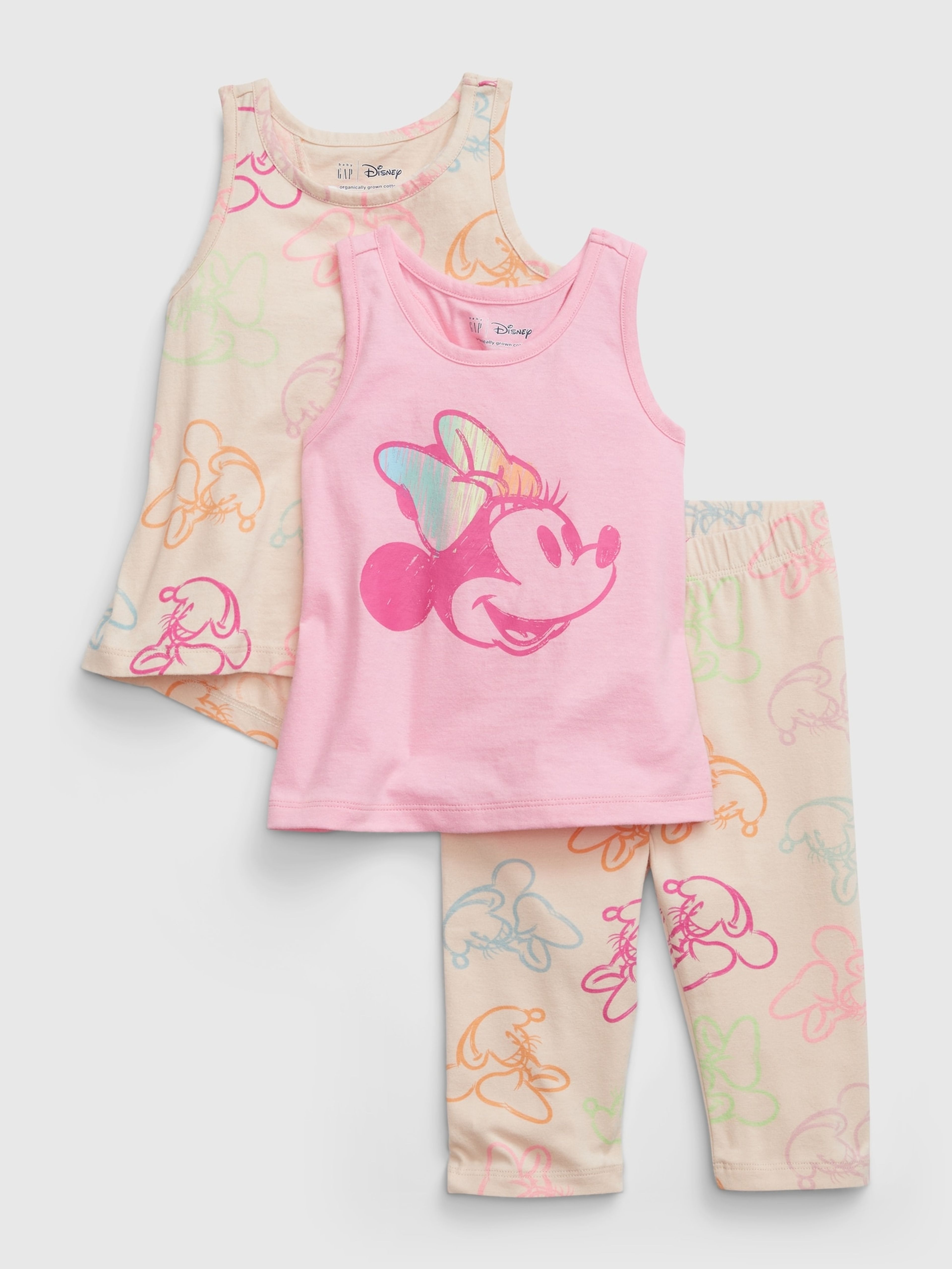 Komplet dziecięcy organic GAP & Disney Minnie