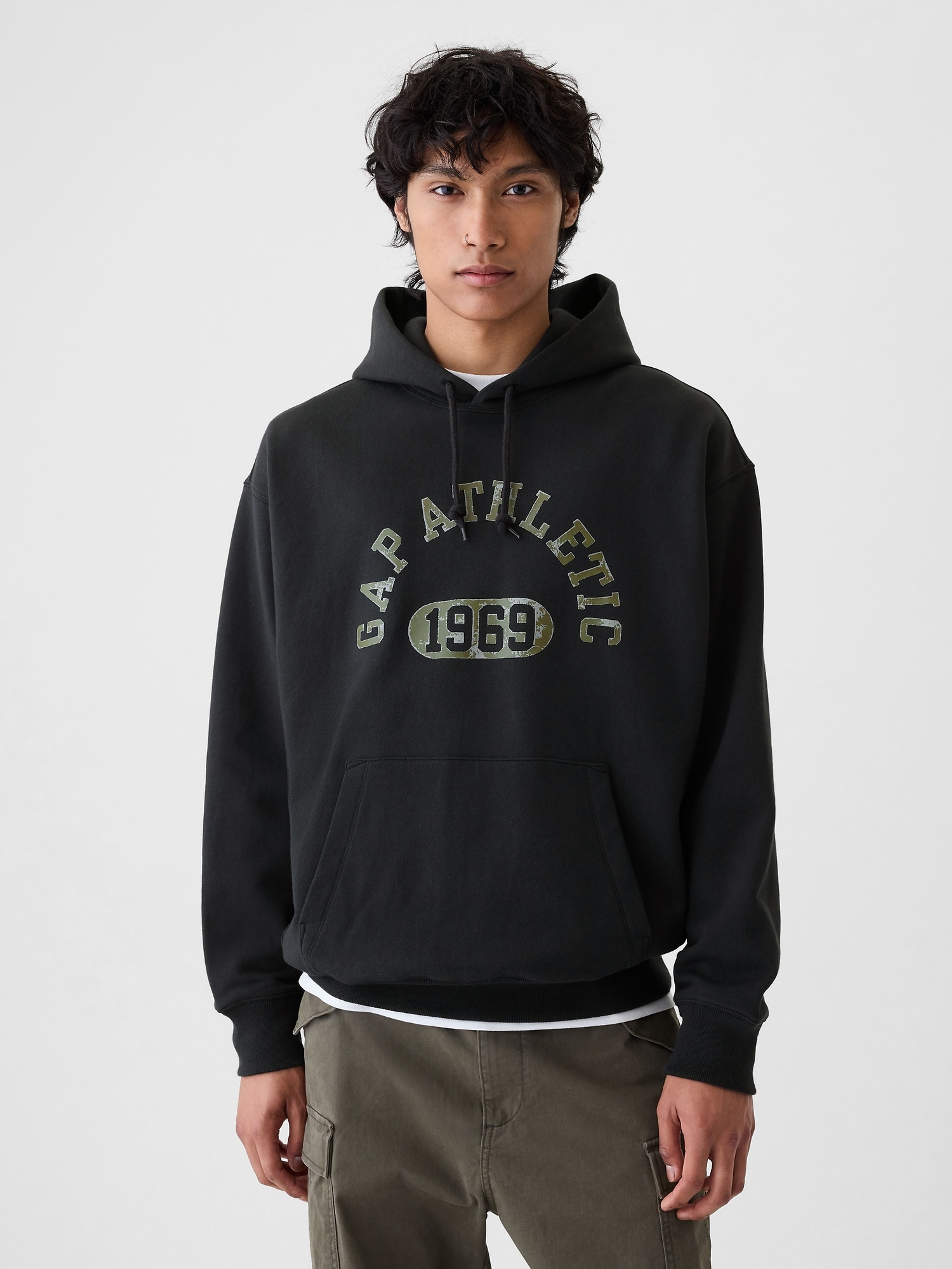 Oversize-Sweatshirt mit Logo