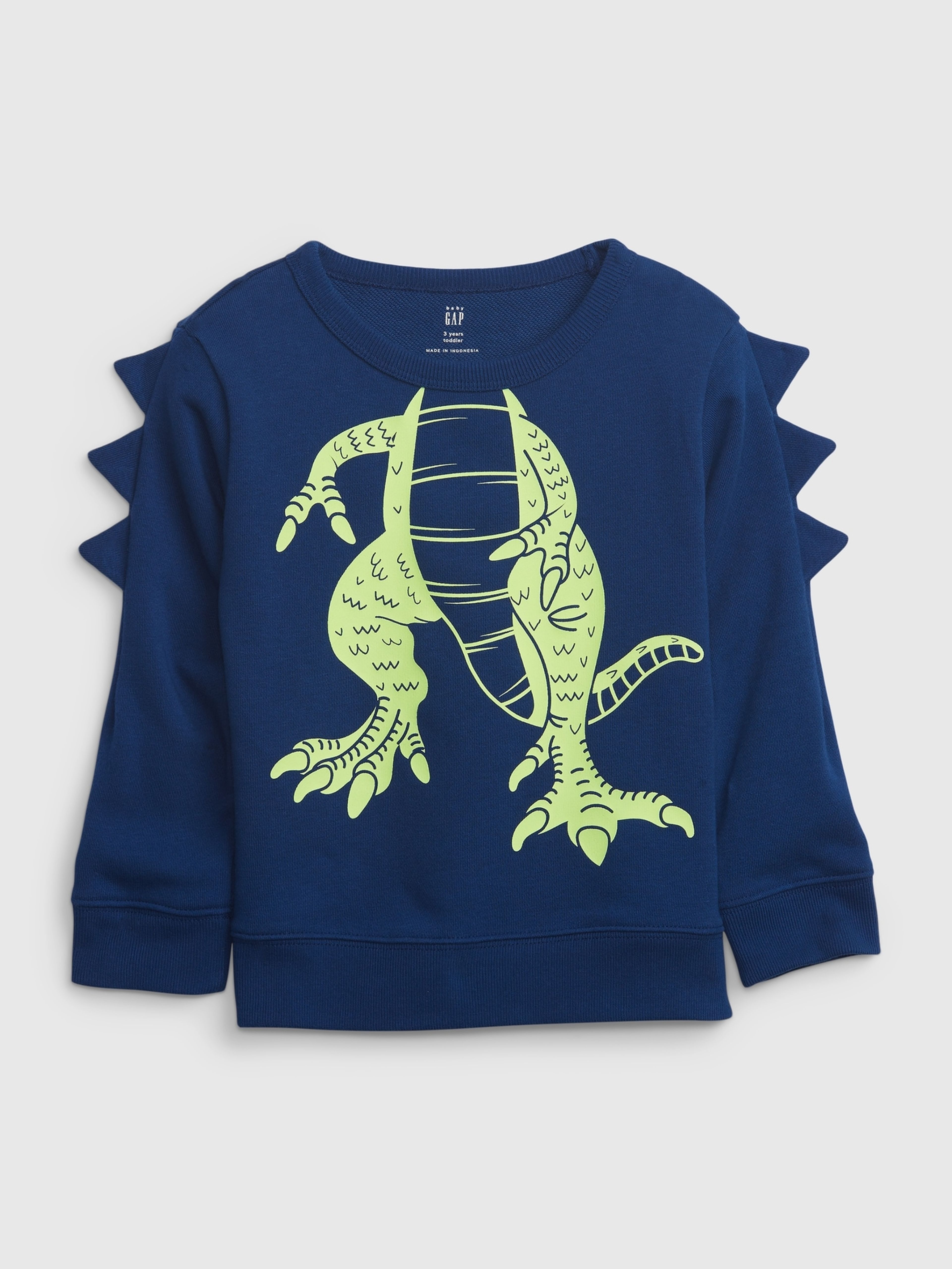 Kinder Sweatshirt 3D Dino