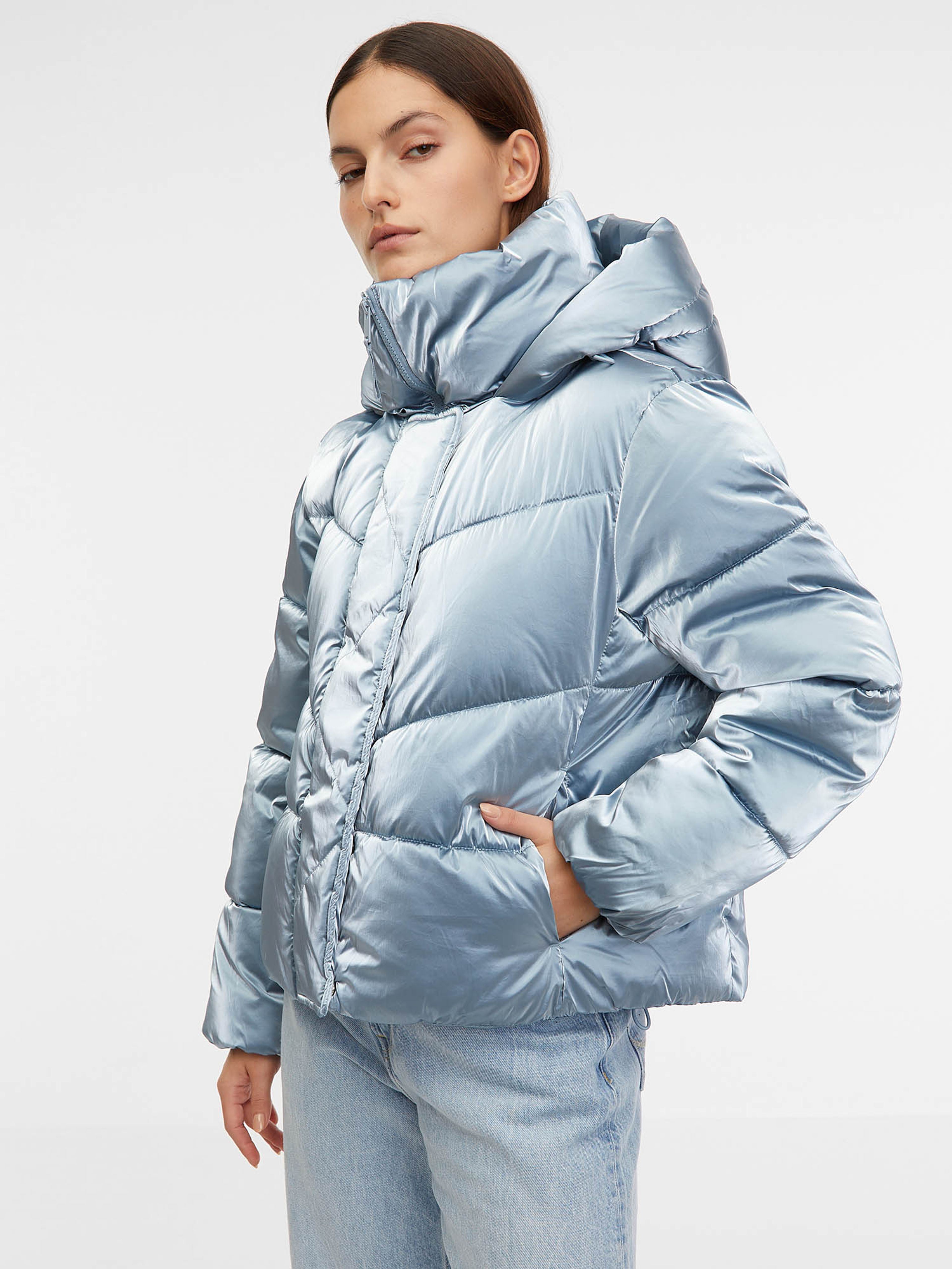 Zimowa pikowana kurtka