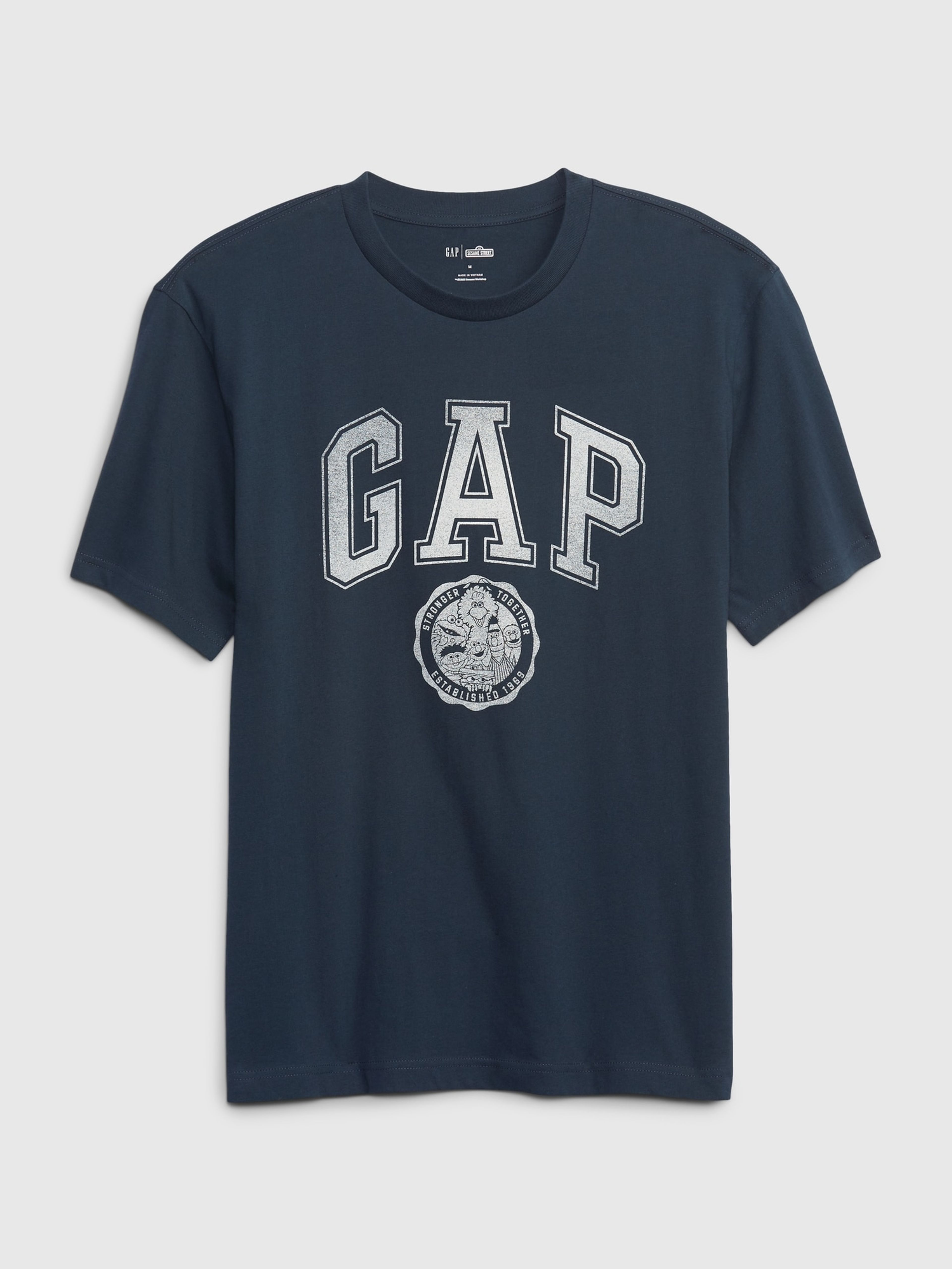 T-Shirt mit Logo GAP & Sesame street