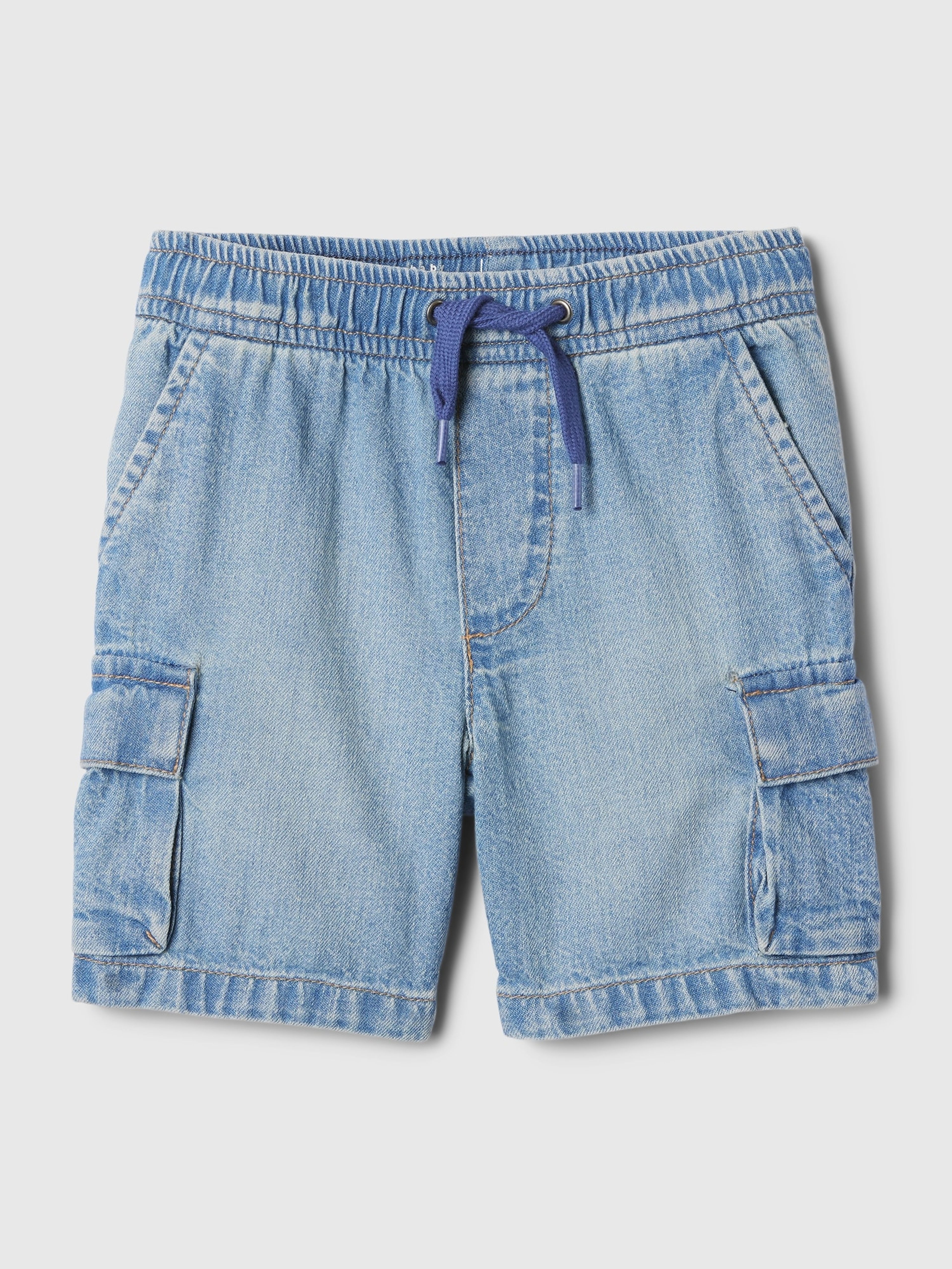 Kinder-Cargo-Shorts aus Denim